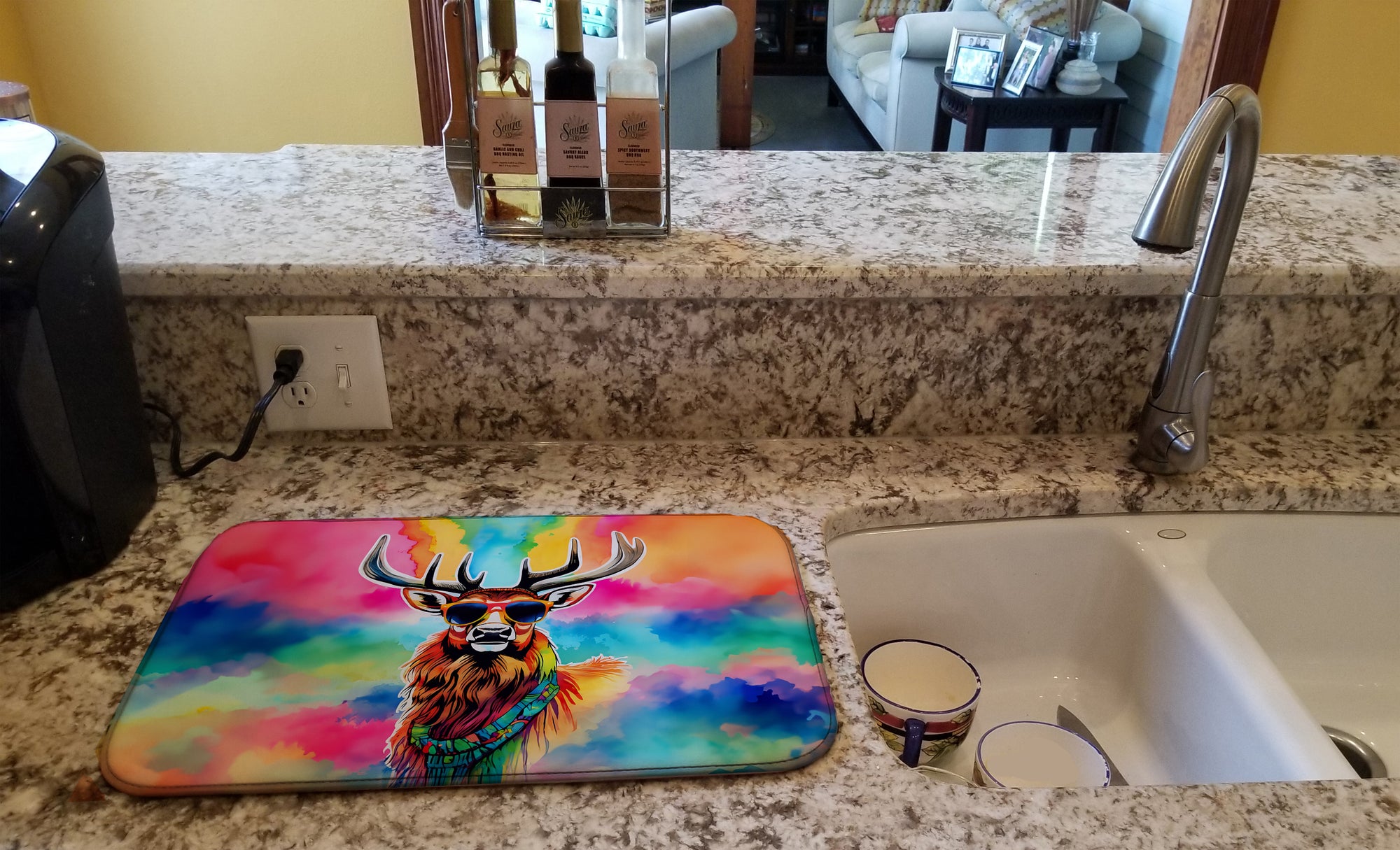 Buy this Hippie Animal Stag Deer Dish Drying Mat