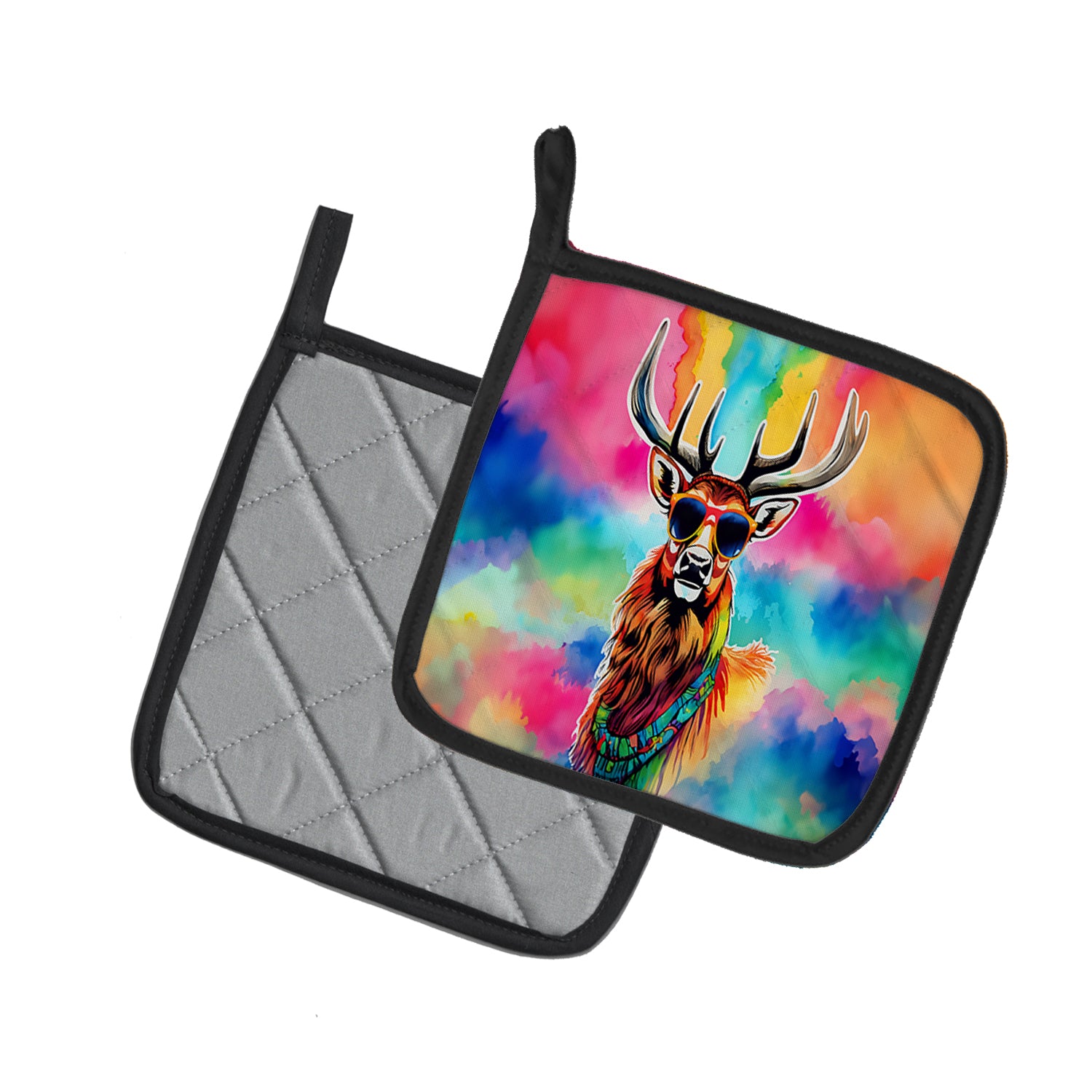 Buy this Hippie Animal Stag Deer Pair of Pot Holders