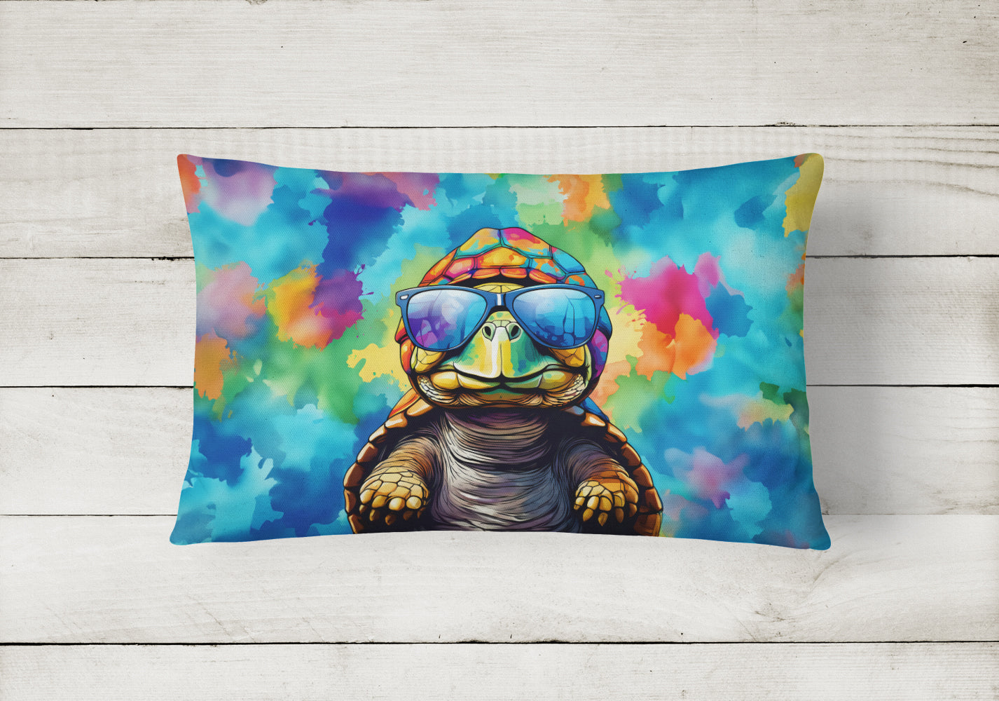 Buy this Hippie Animal Tortoise Turtle Throw Pillow