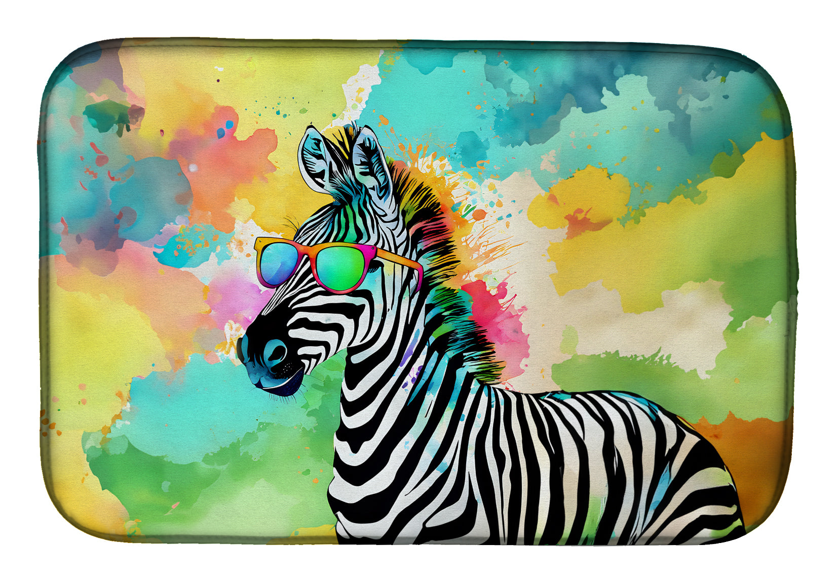 Buy this Hippie Animal Zebra Dish Drying Mat