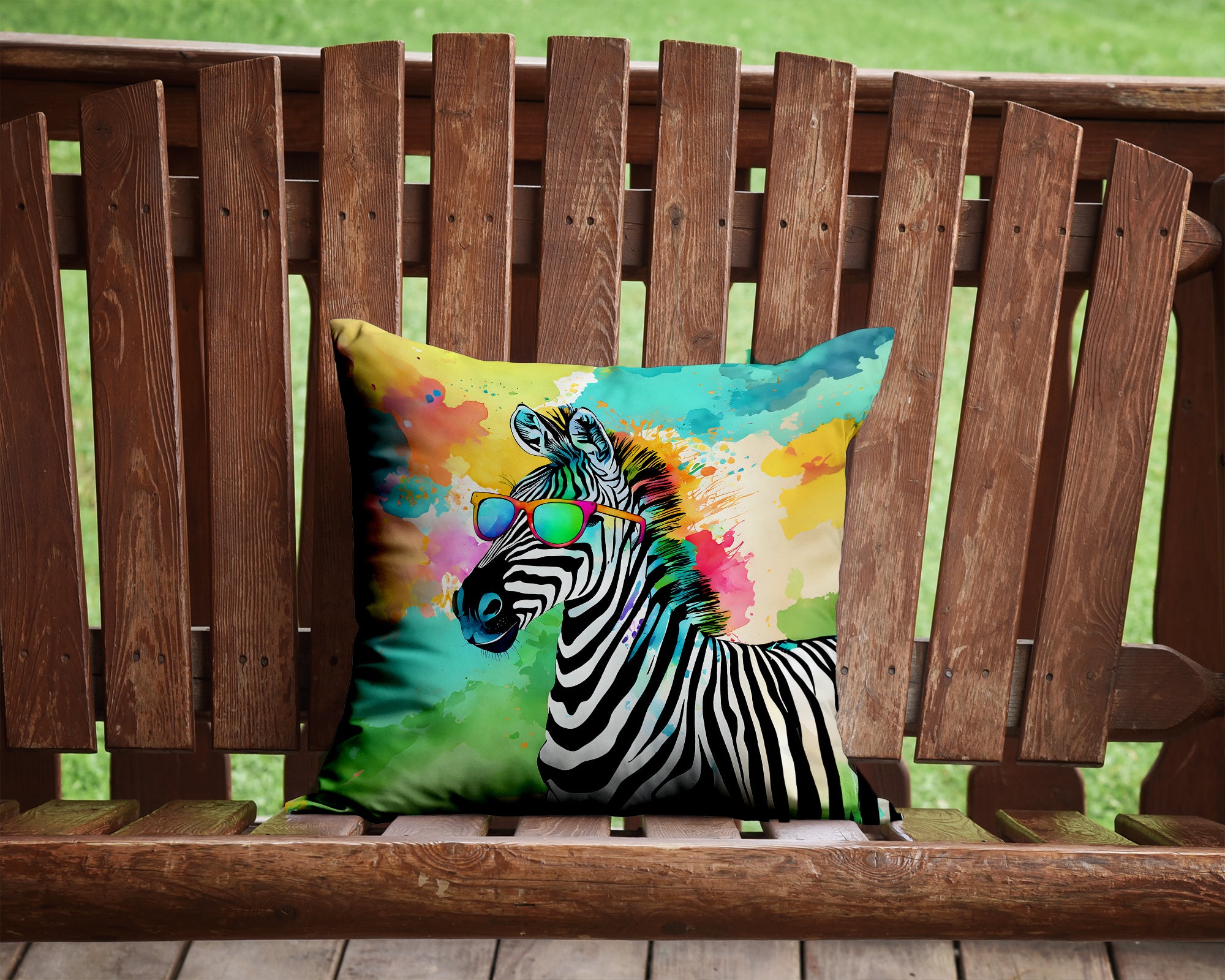 Buy this Hippie Animal Zebra Throw Pillow