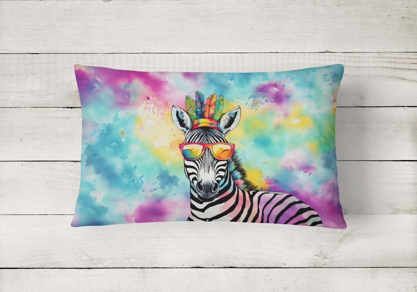 Buy this Hippie Animal Zebra Throw Pillow