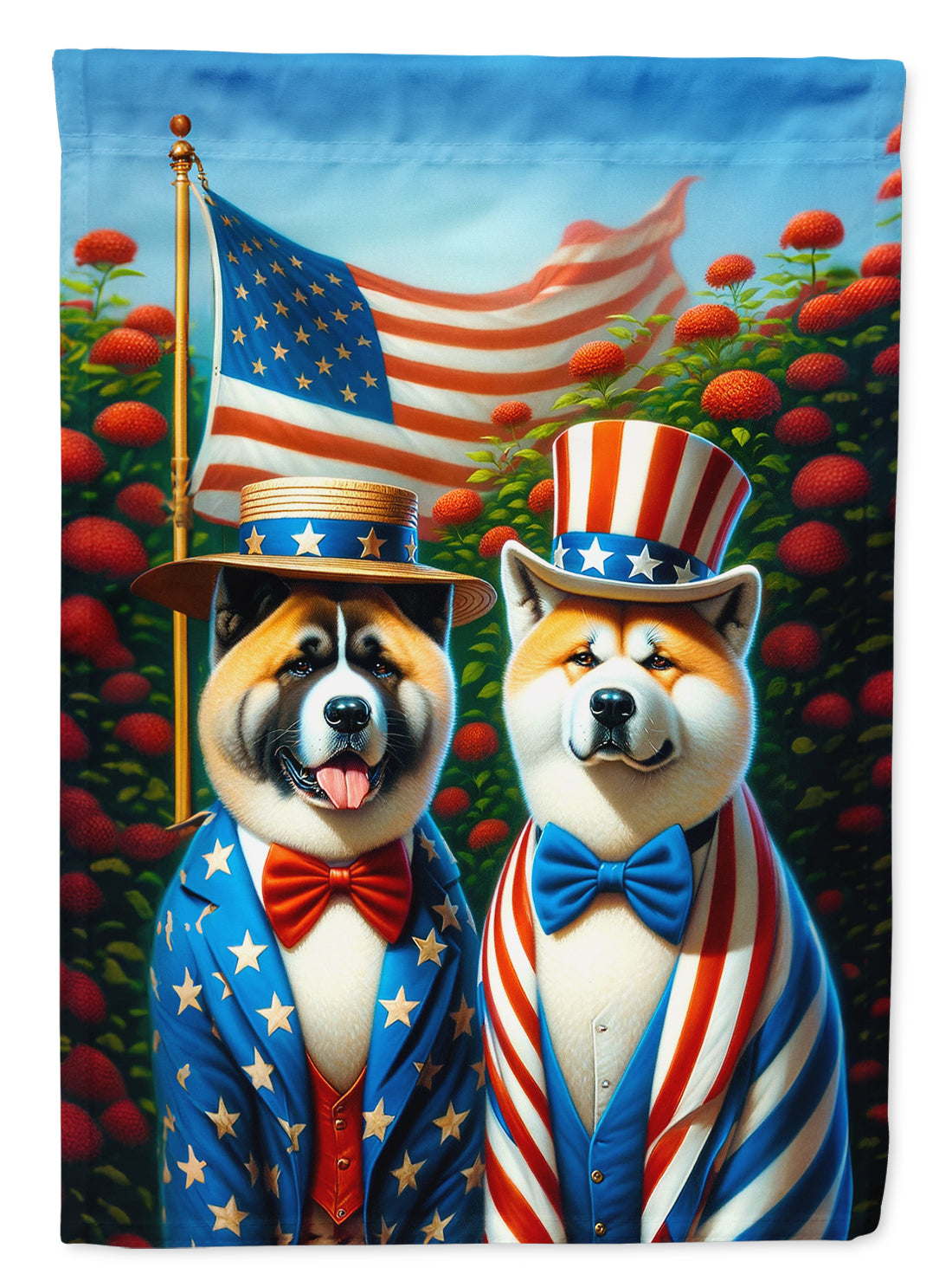 Buy this All American Akita House Flag