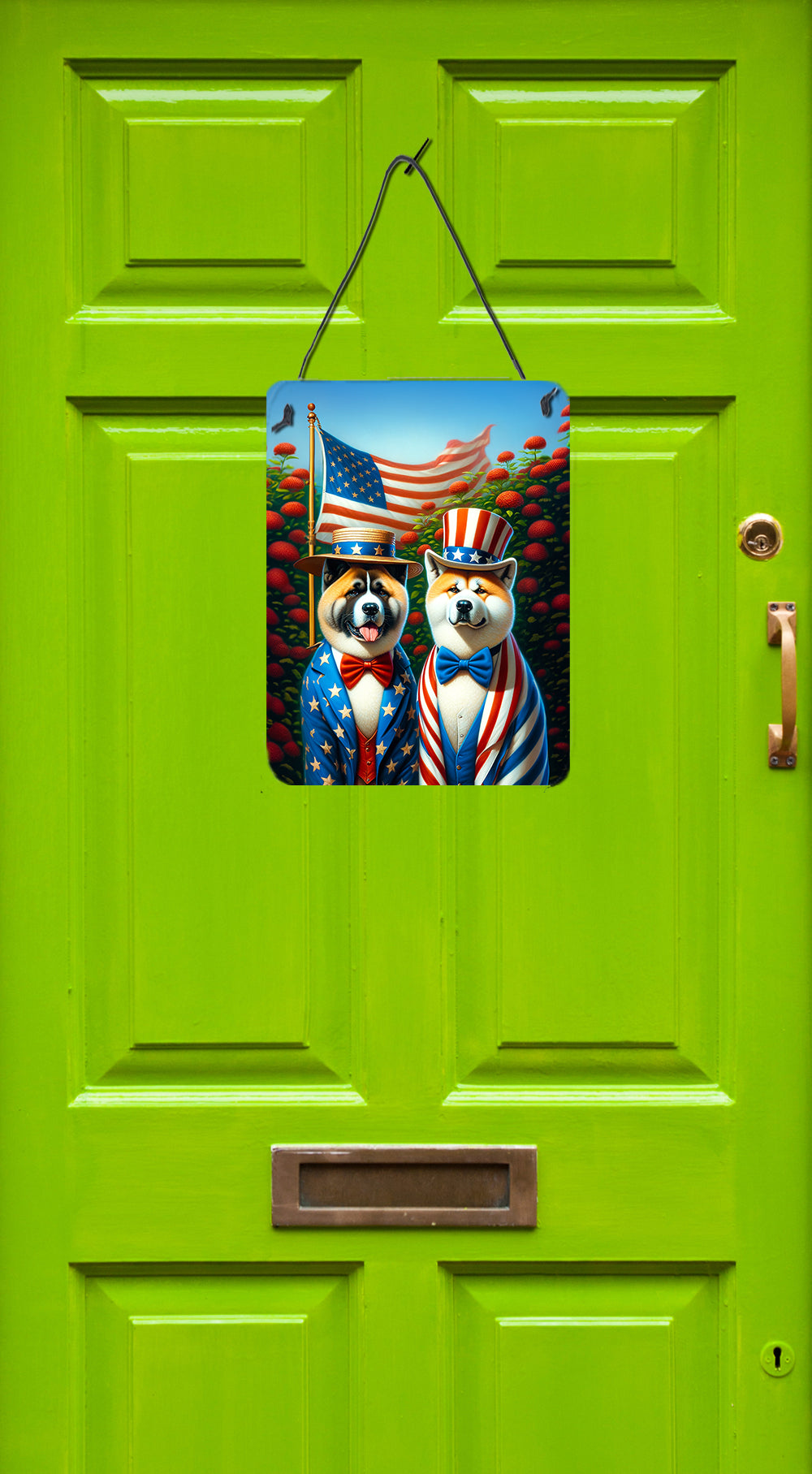 All American Akita Wall or Door Hanging Prints