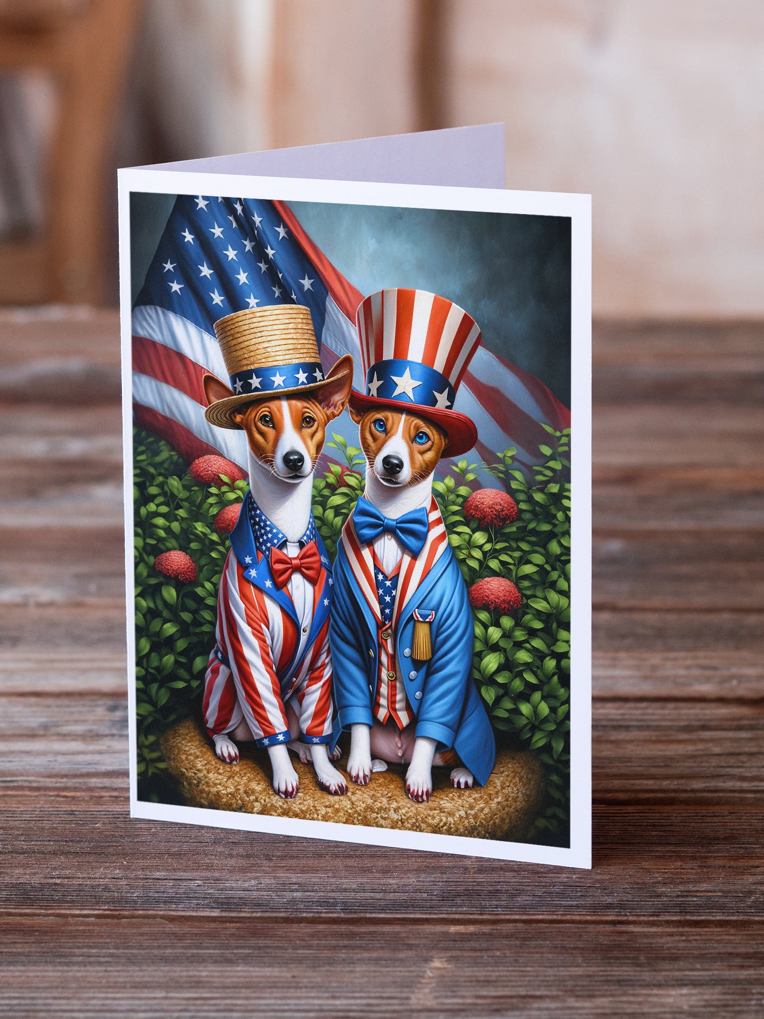 Buy this All American Basenji Greeting Cards Pack of 8