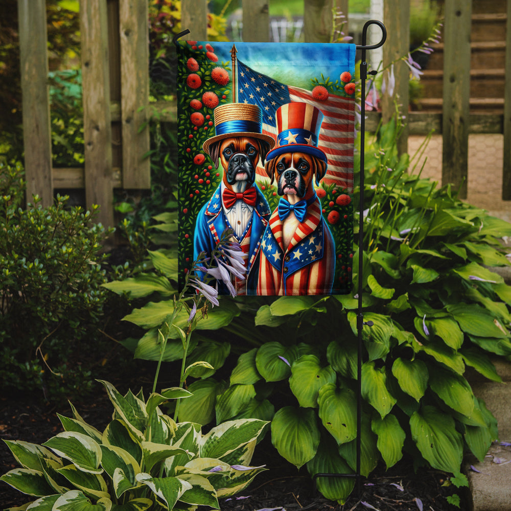 Buy this All American Boxer Garden Flag