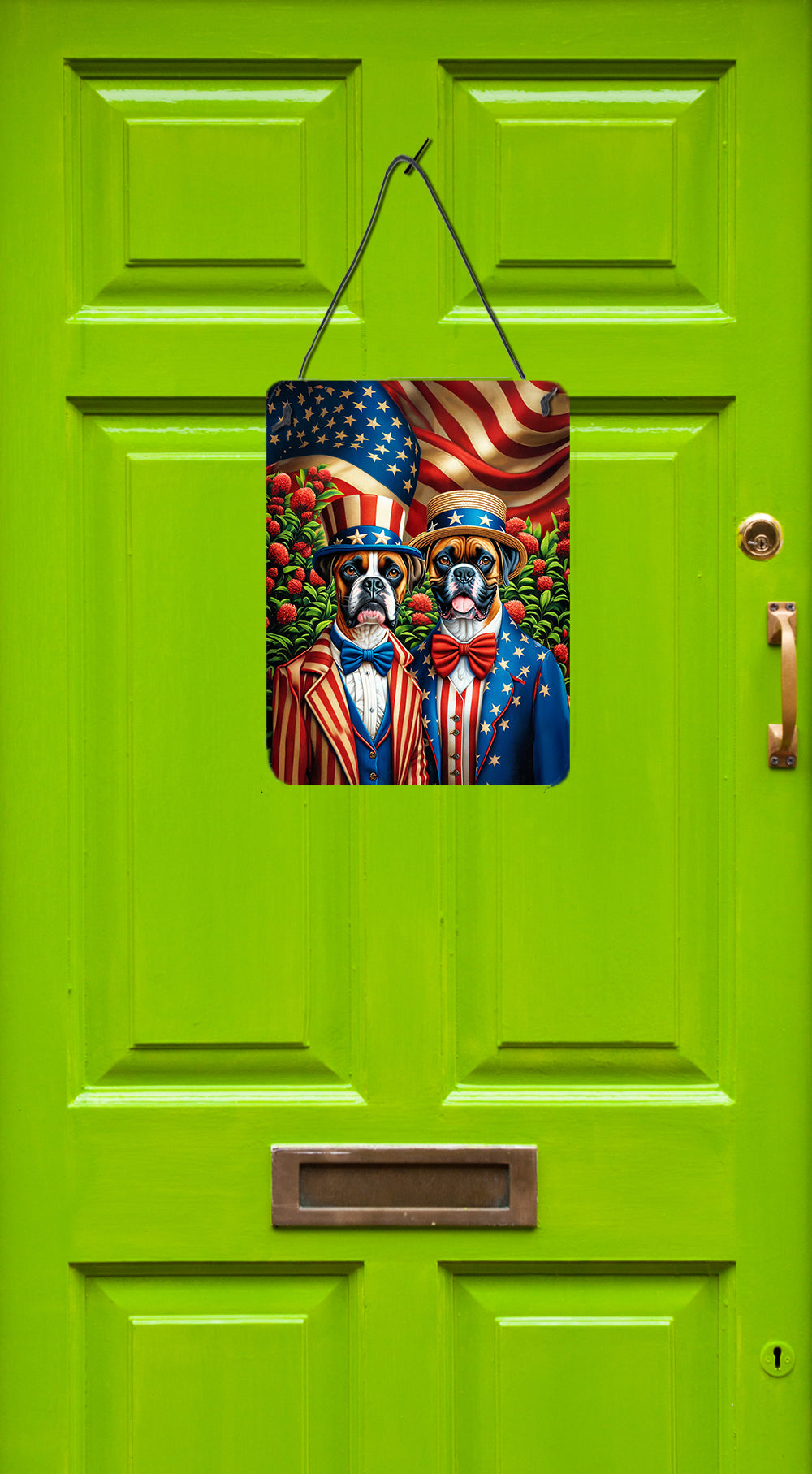 All American Boxer Wall or Door Hanging Prints