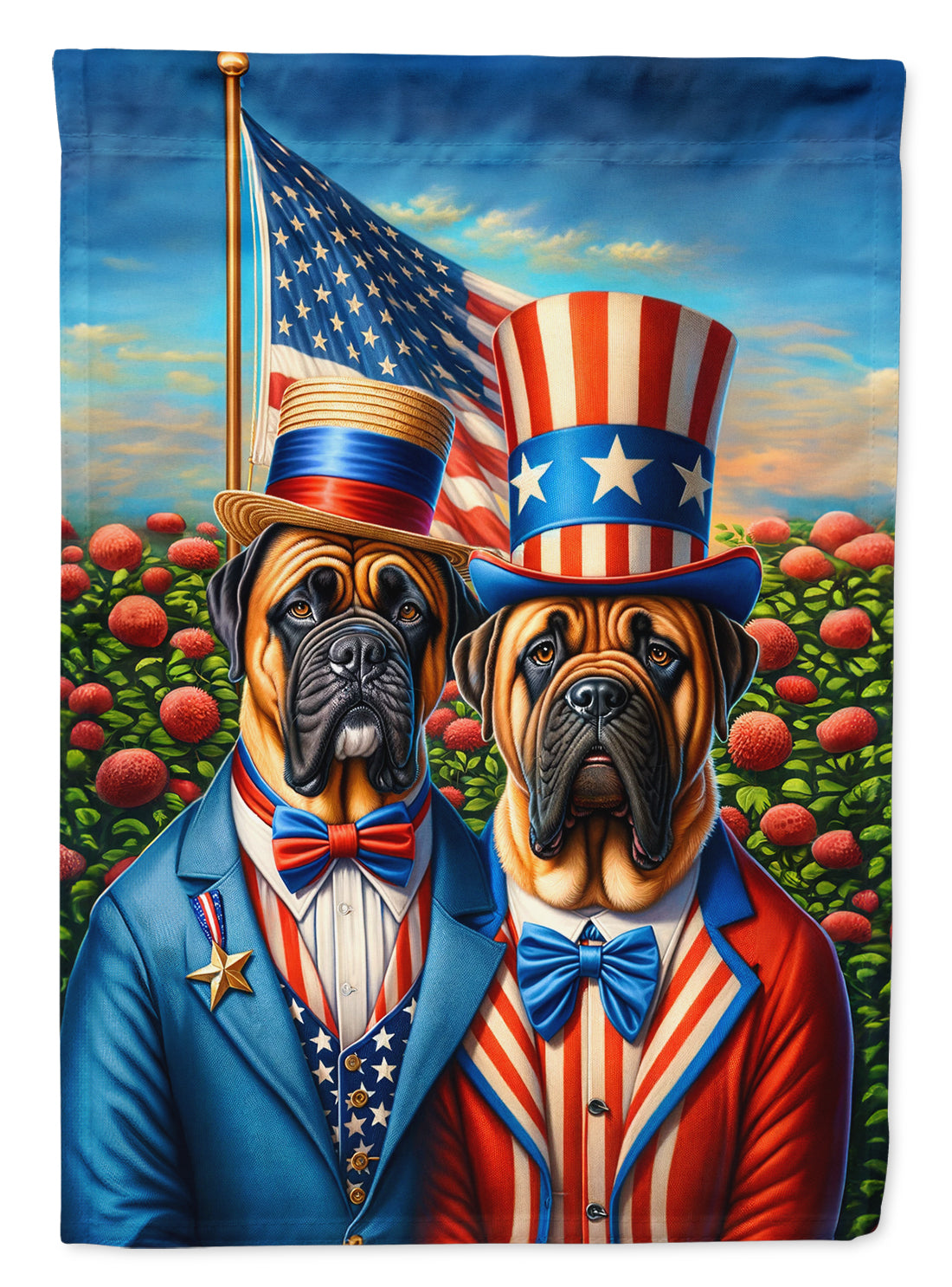 Buy this All American Bullmastiff Garden Flag