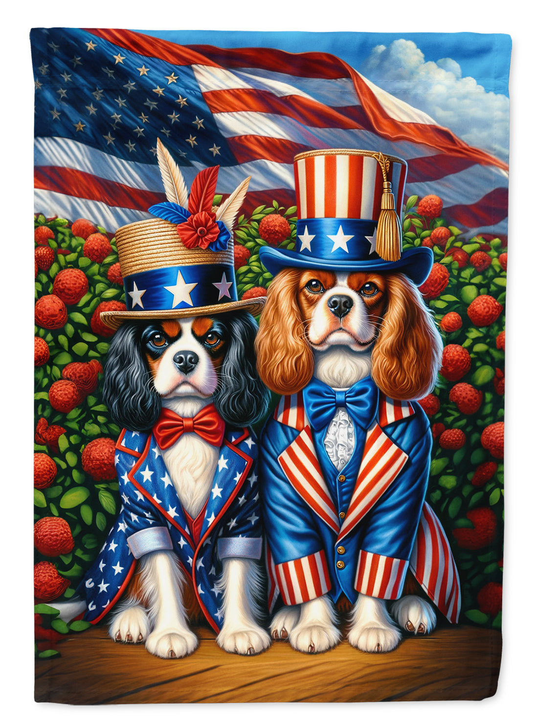 Buy this All American Cavalier Spaniel House Flag