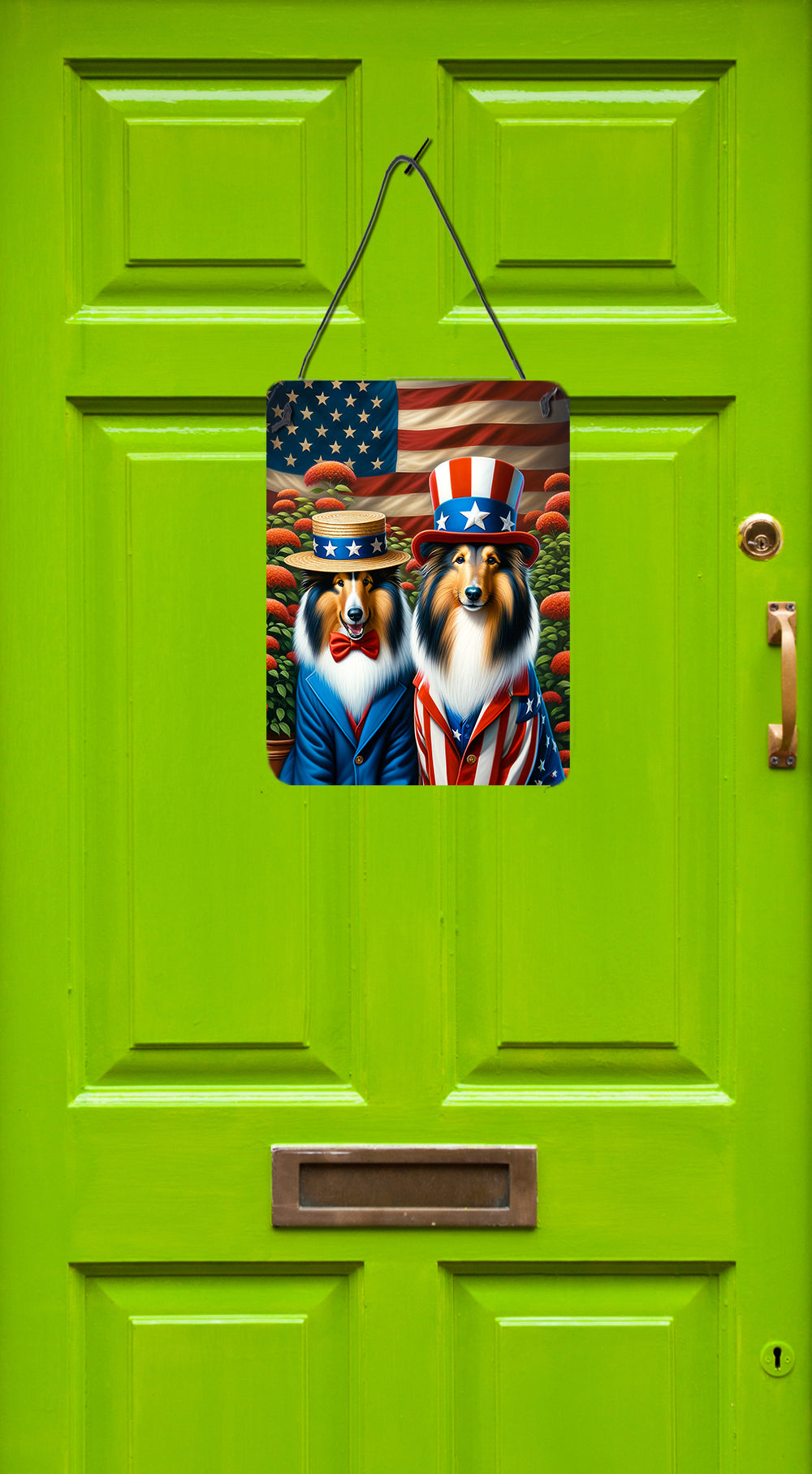 Buy this All American Collie Wall or Door Hanging Prints