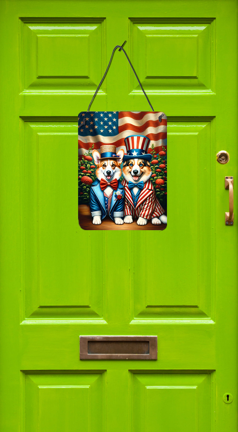 All American Corgi Wall or Door Hanging Prints