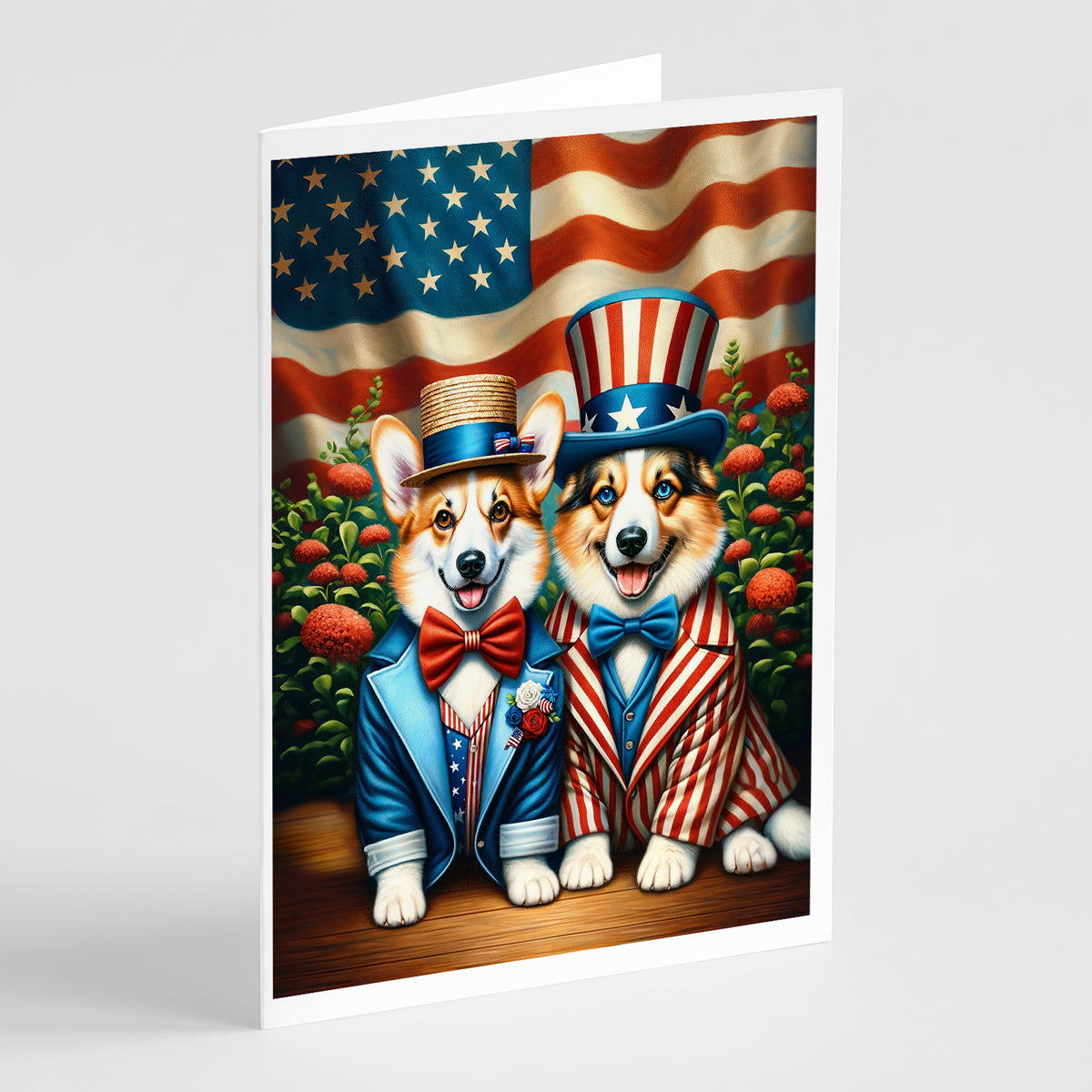 Buy this All American Corgi Greeting Cards Pack of 8