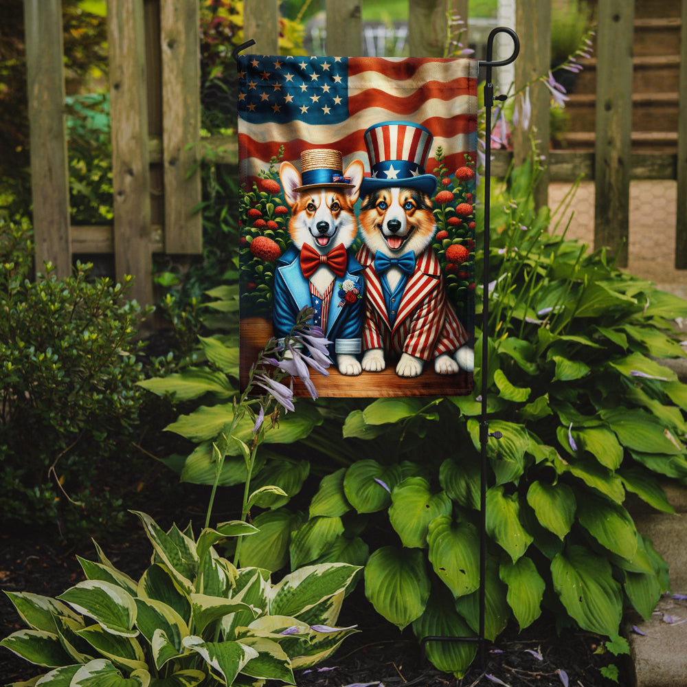 Buy this All American Corgi Garden Flag