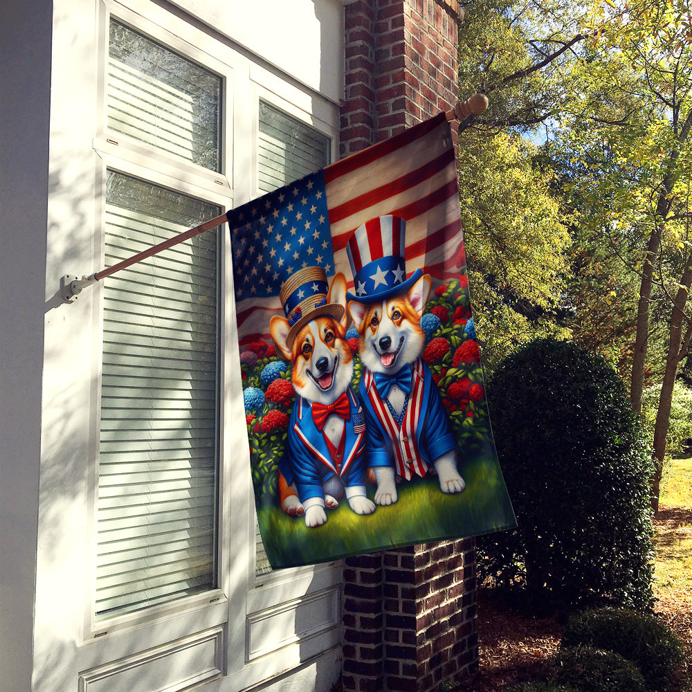 Buy this All American Corgi House Flag