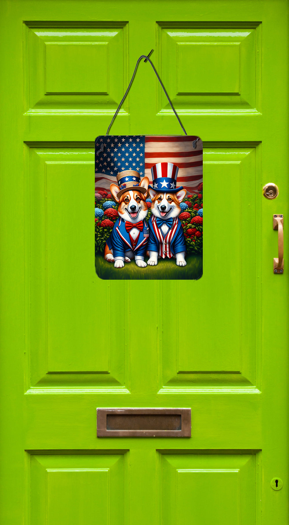 All American Corgi Wall or Door Hanging Prints