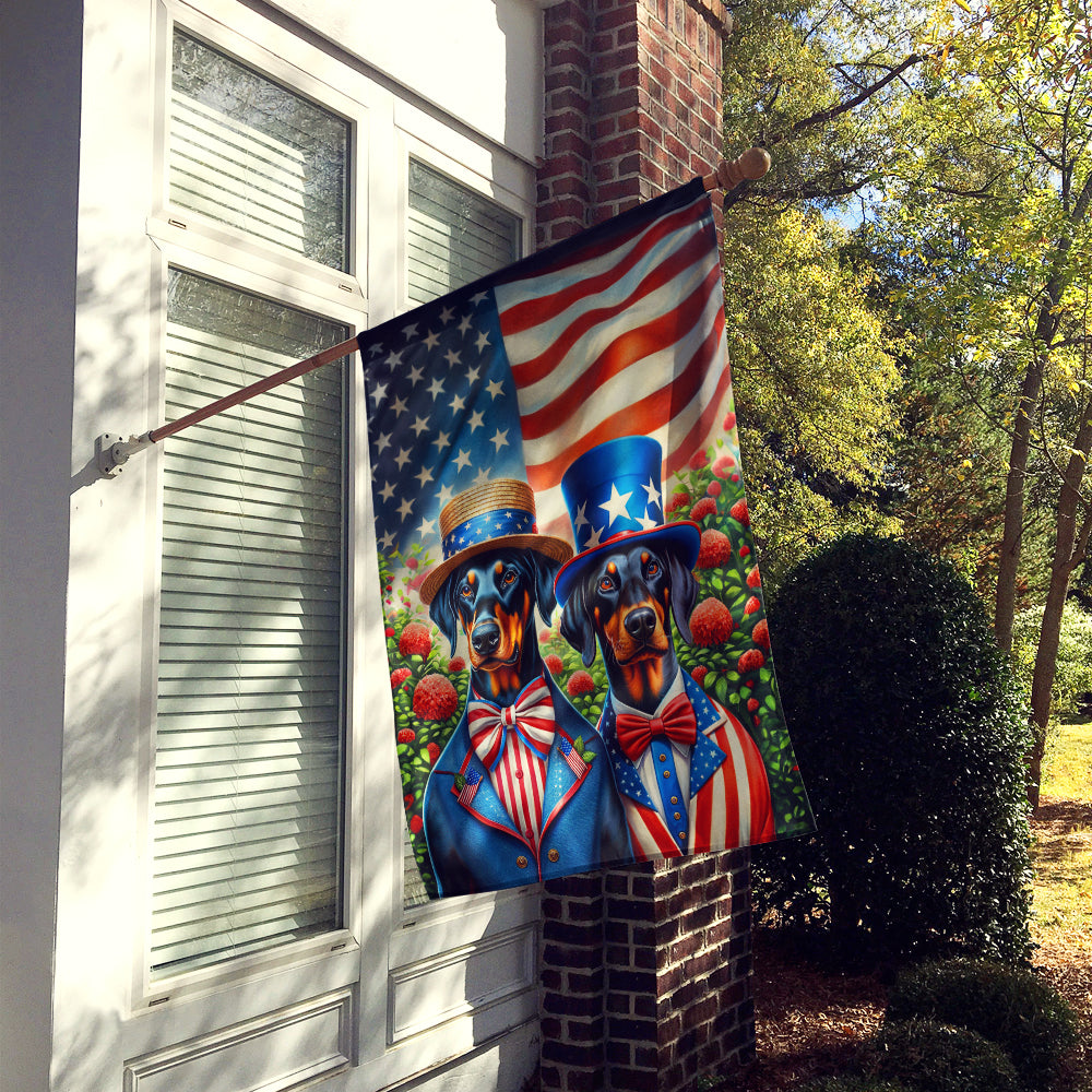 Buy this All American Doberman Pinscher House Flag