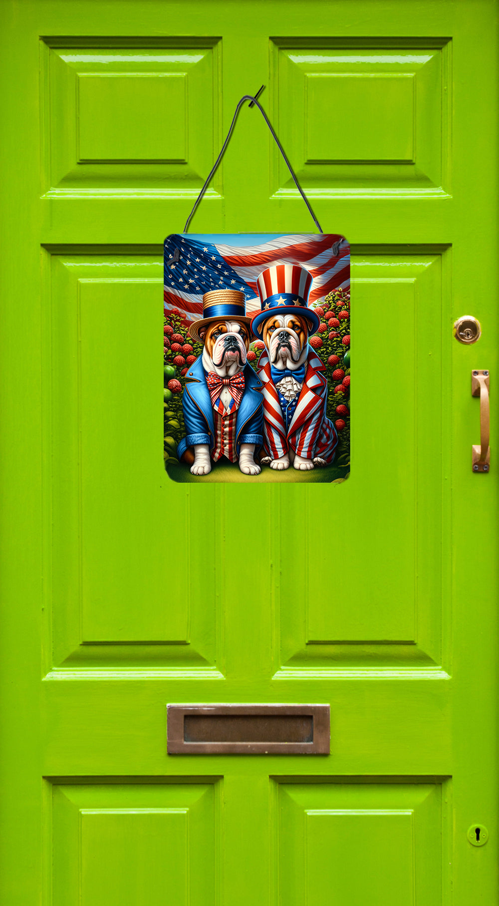 Buy this All American English Bulldog Wall or Door Hanging Prints