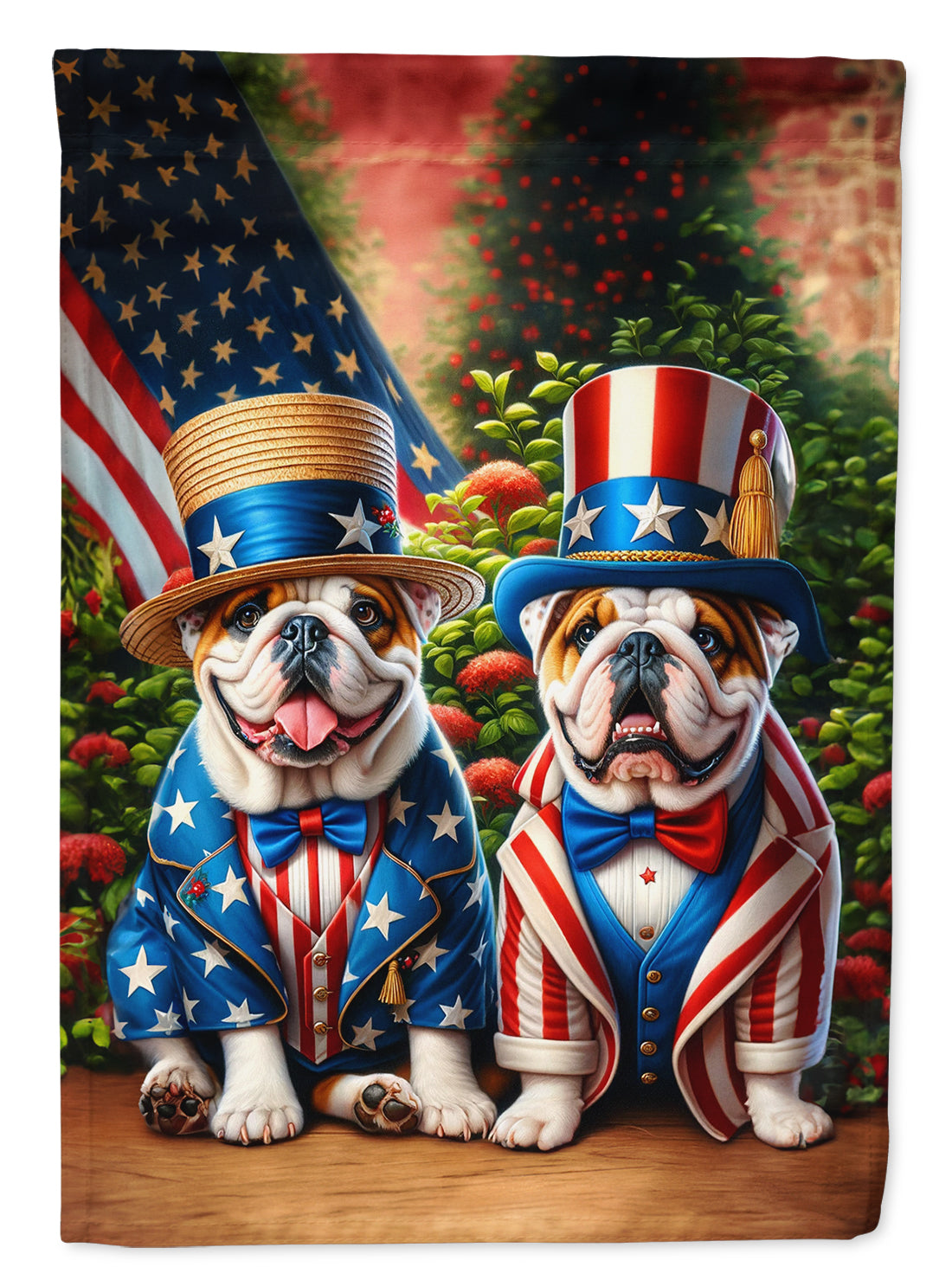 Buy this All American English Bulldog House Flag