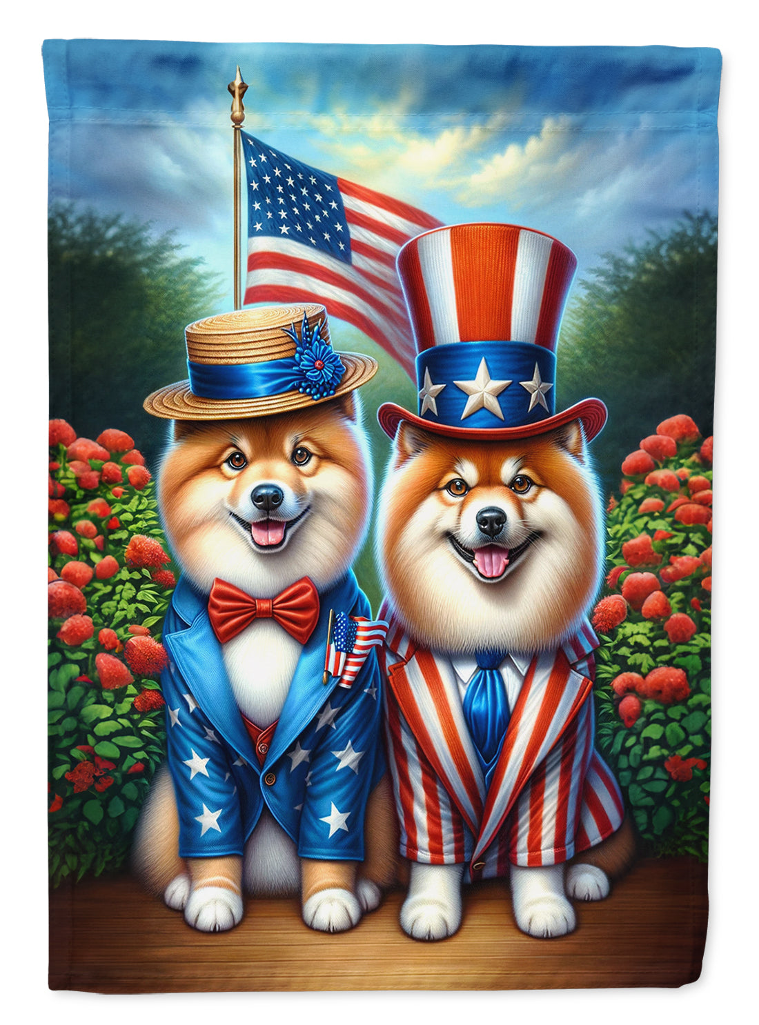 Buy this All American Finnish Spitz Garden Flag