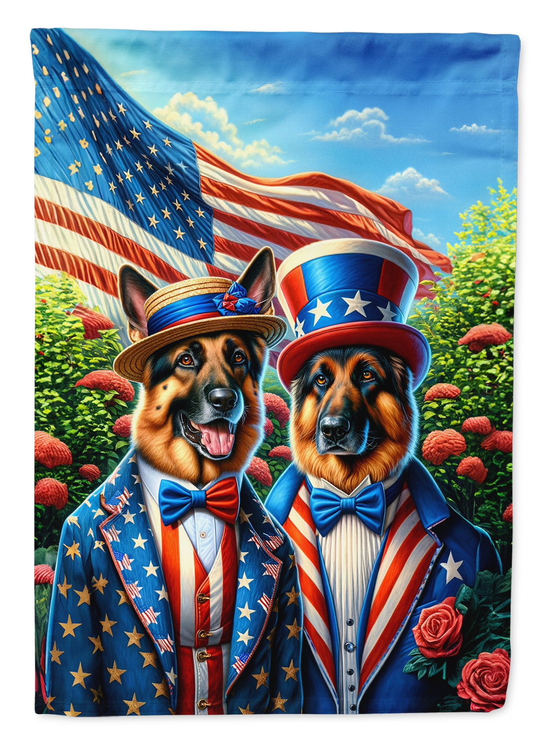 Buy this All American German Shepherd Garden Flag