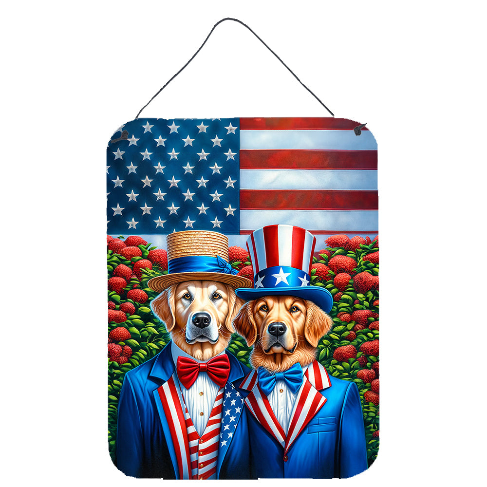 Buy this All American Golden Retriever Wall or Door Hanging Prints