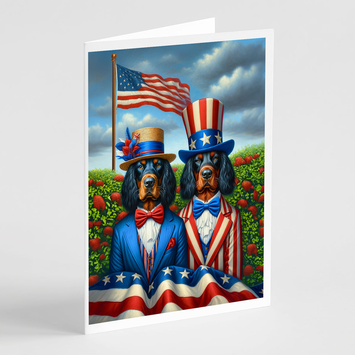 Buy this All American Gordon Setter Greeting Cards Pack of 8