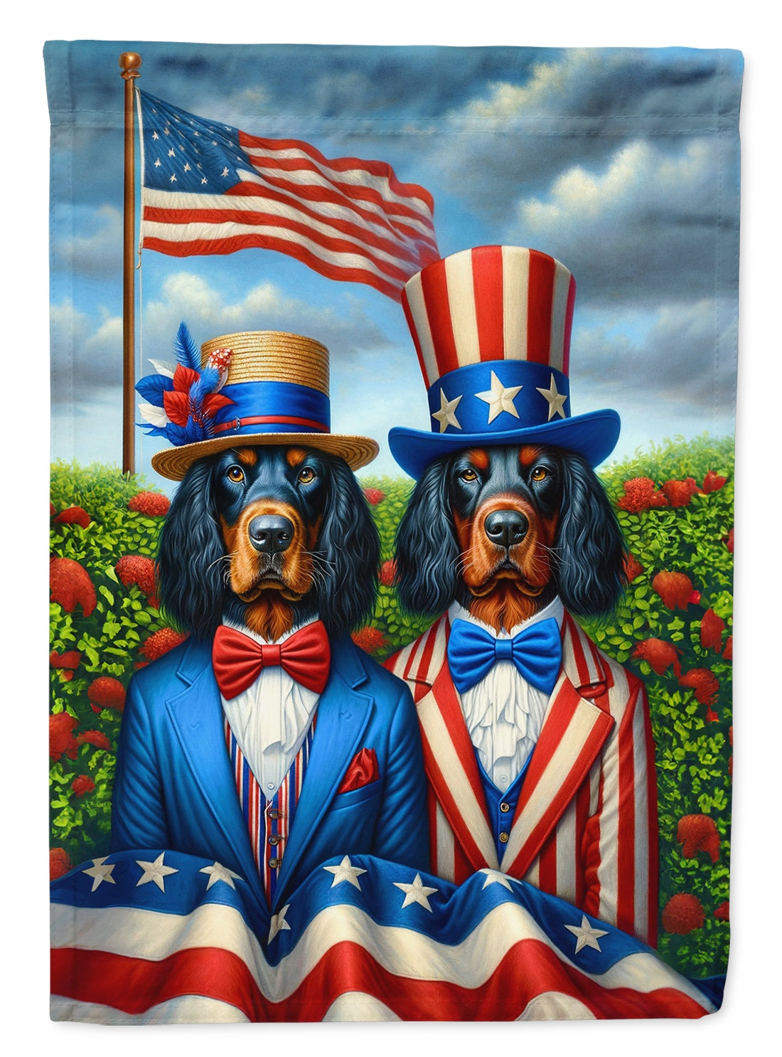 Buy this All American Gordon Setter Garden Flag