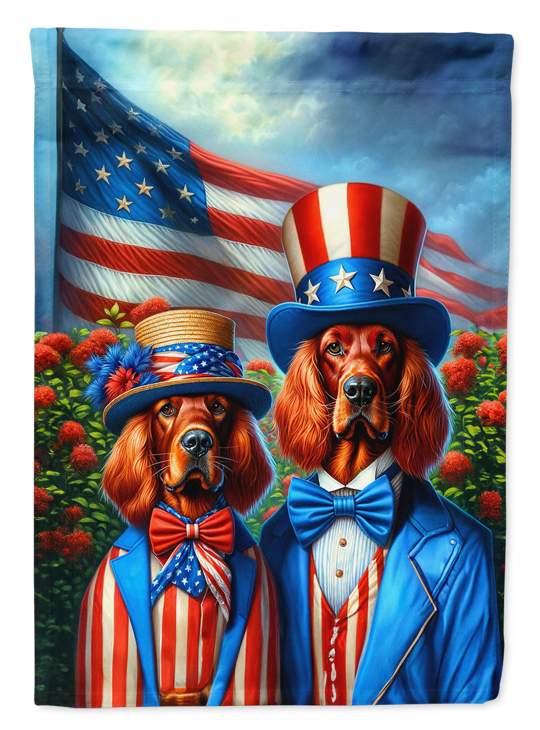 Buy this All American Irish Setter Garden Flag