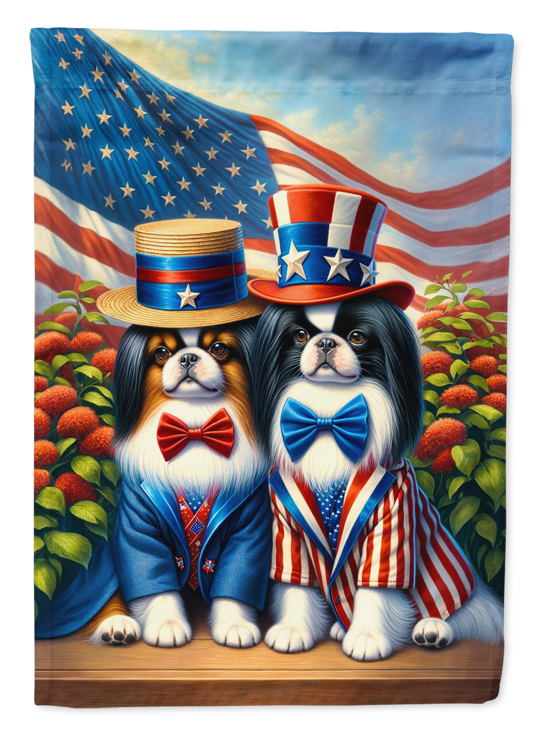 Buy this All American Japanese Chin House Flag