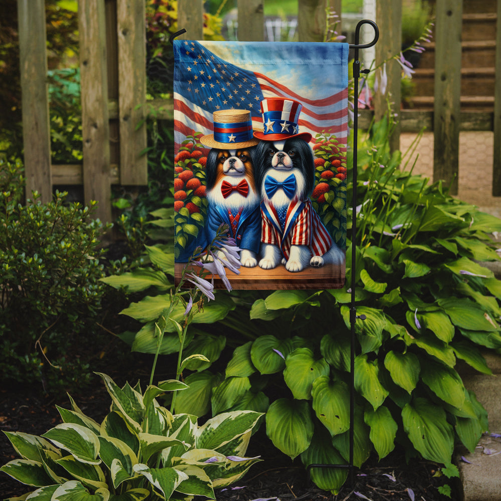 Buy this All American Japanese Chin Garden Flag