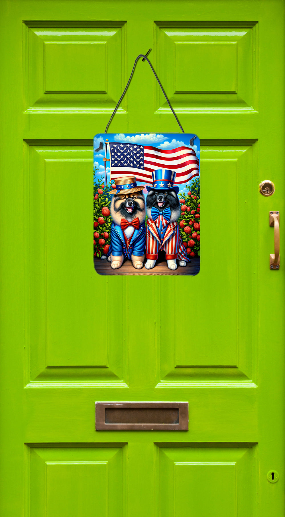 Buy this All American Keeshond Wall or Door Hanging Prints