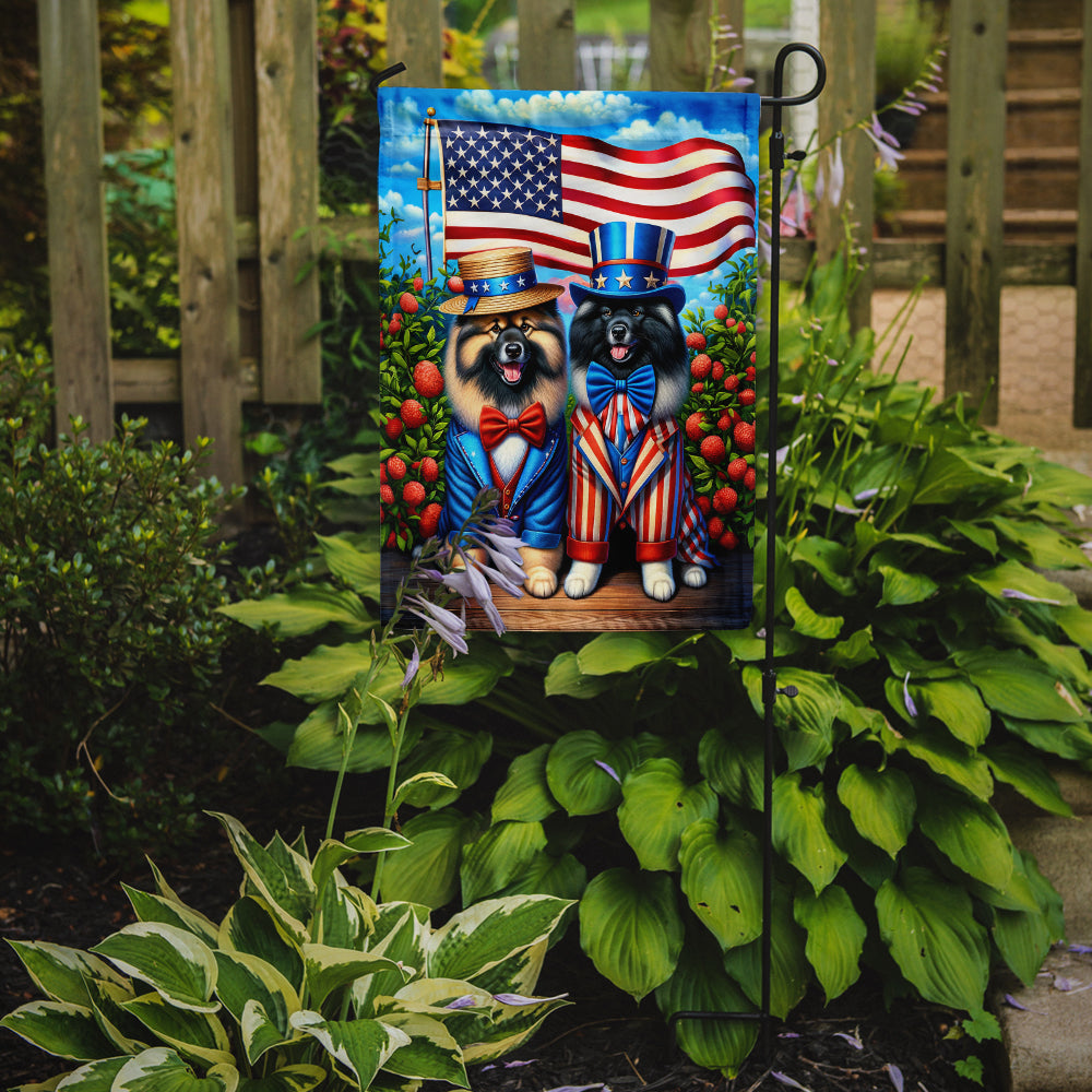 Buy this All American Keeshond Garden Flag