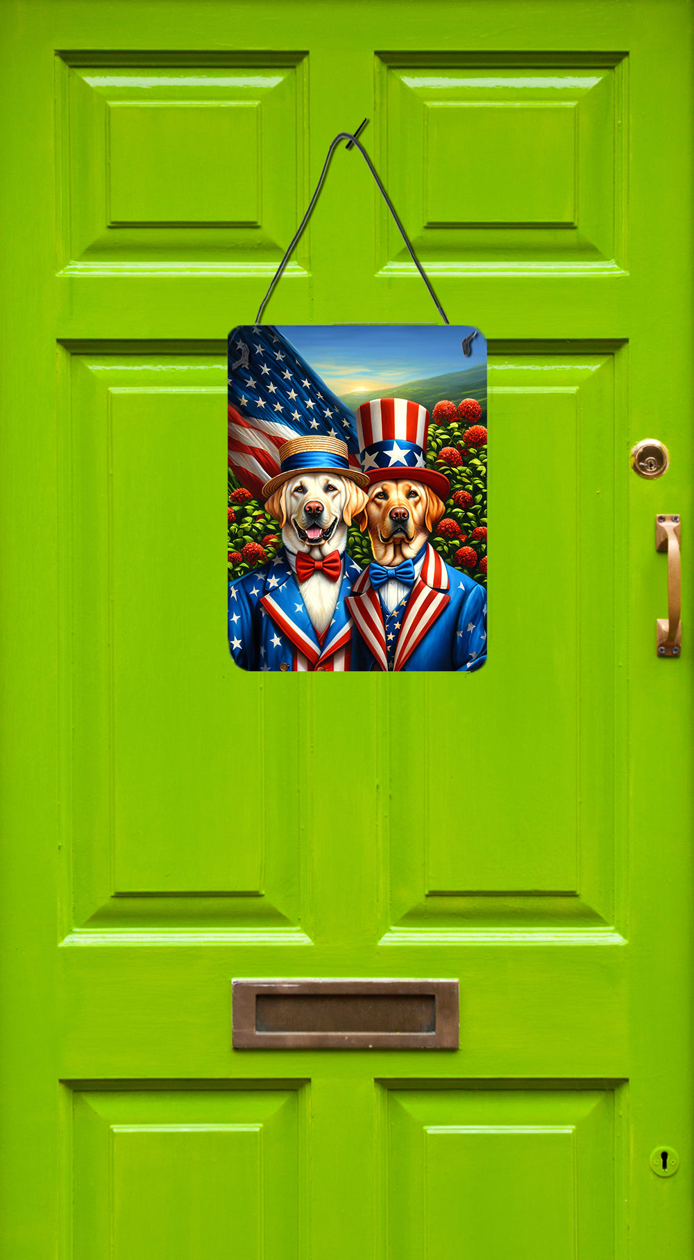 All American Labrador Retriever Wall or Door Hanging Prints