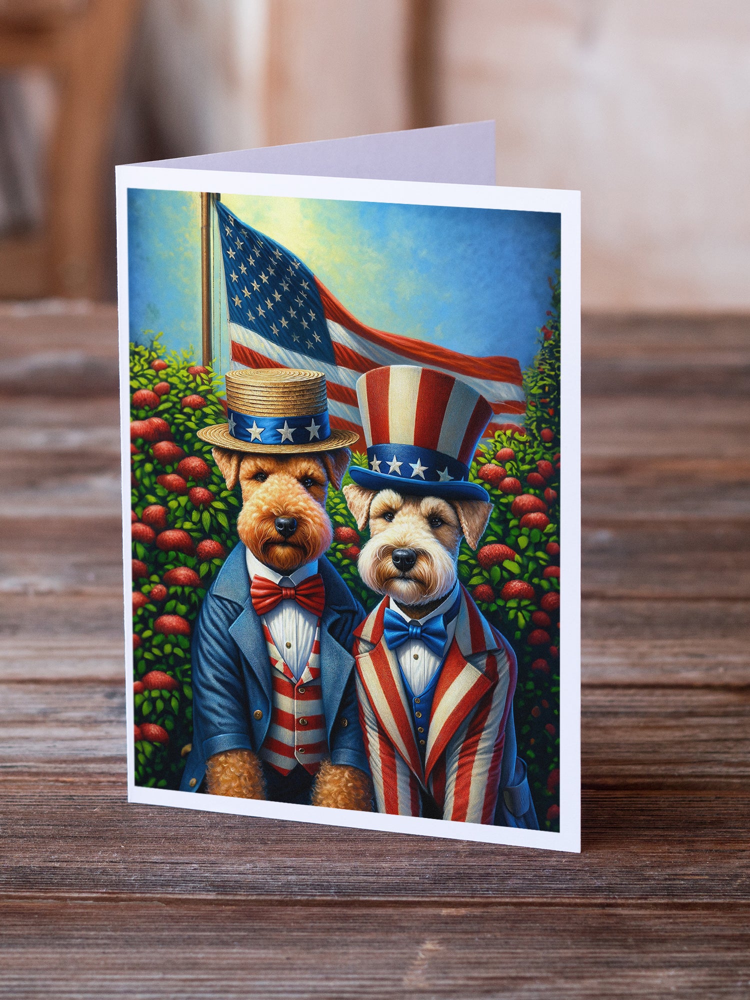 Buy this All American Lakeland Terrier Greeting Cards Pack of 8