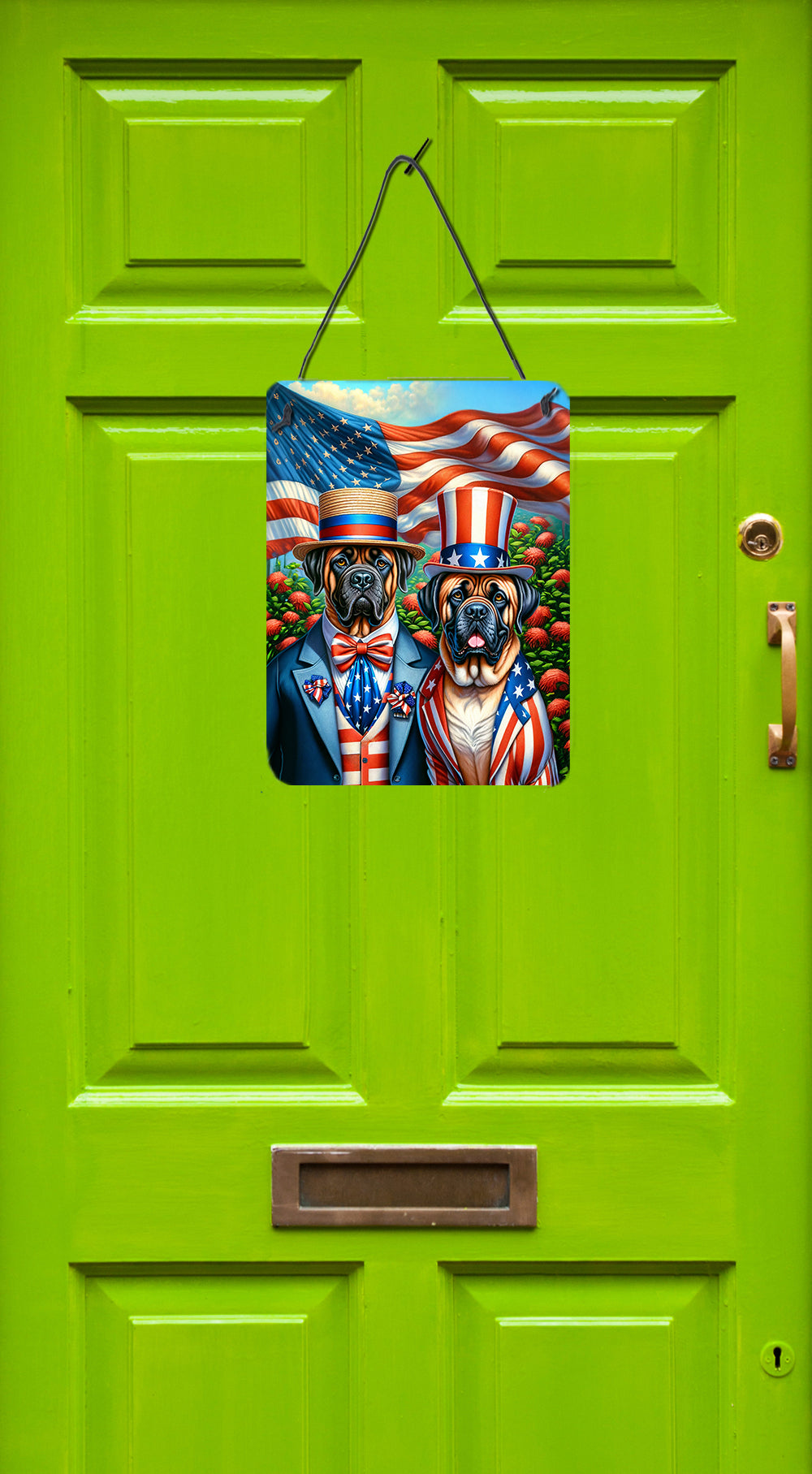 All American Mastiff Wall or Door Hanging Prints