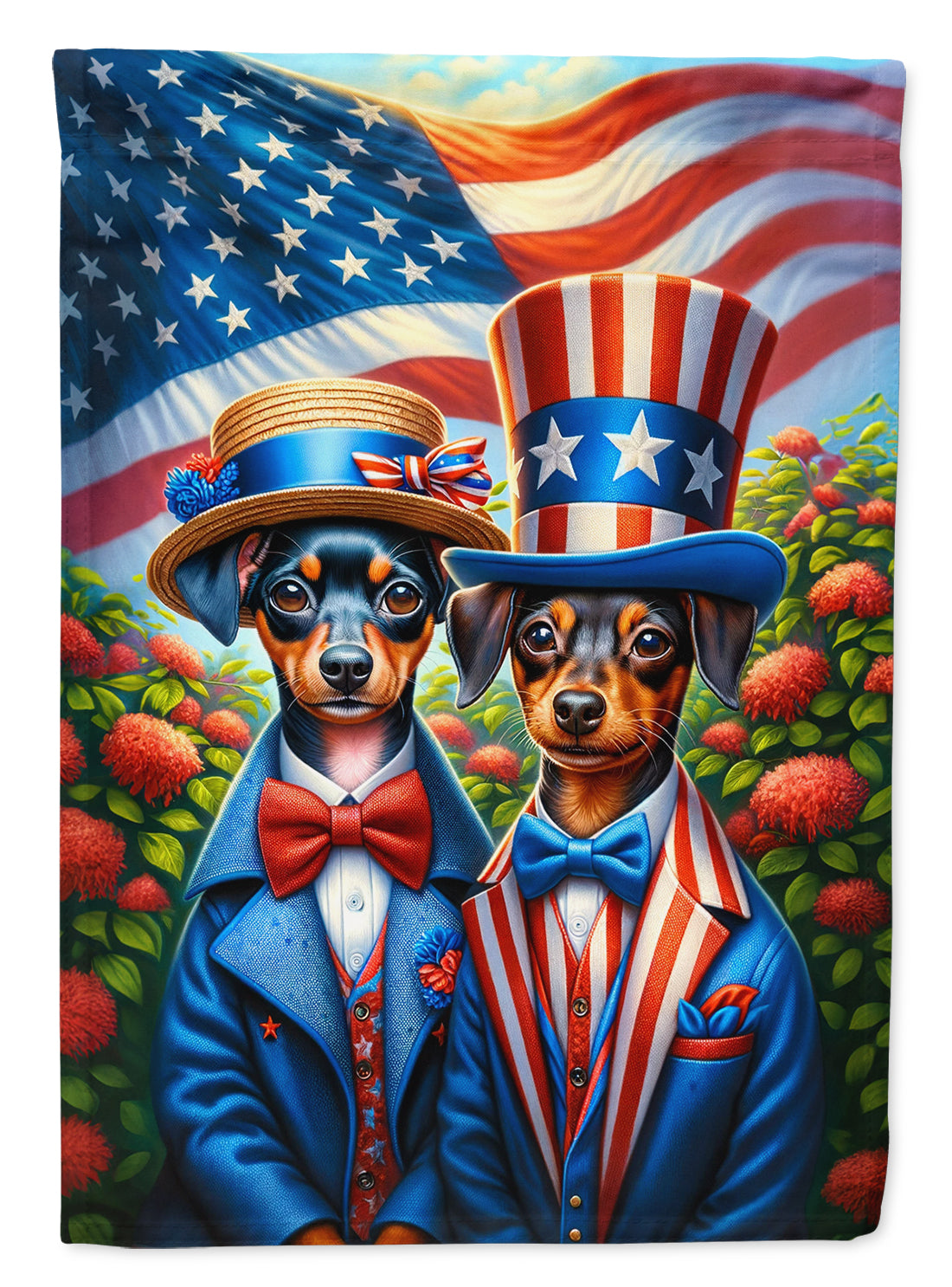 Buy this All American Miniature Pinscher Garden Flag