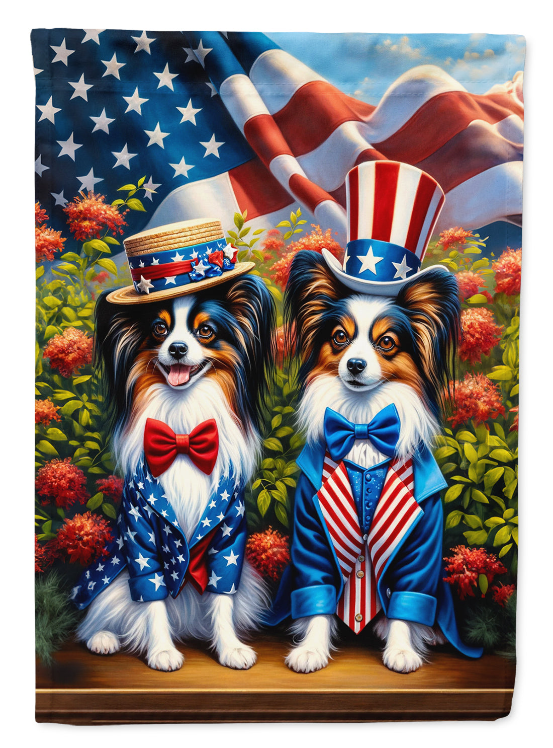 Buy this All American Papillon House Flag