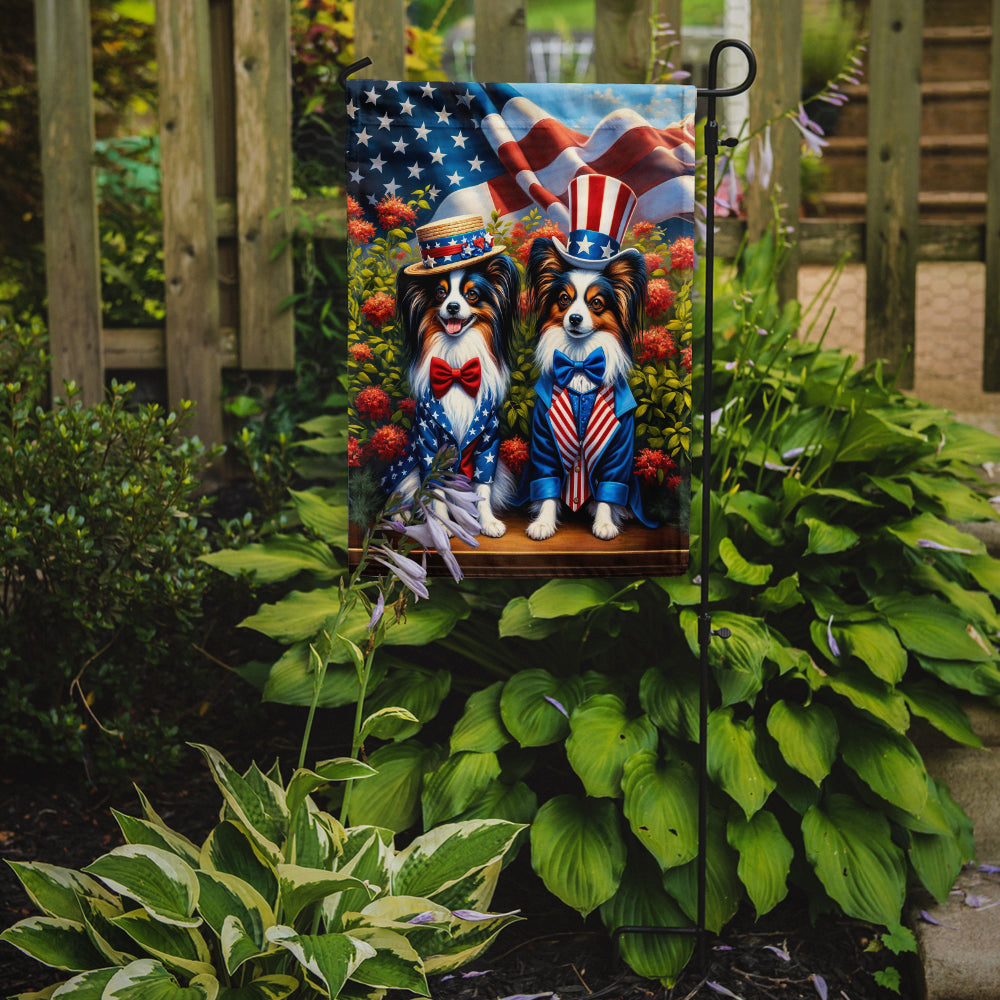 Buy this All American Papillon Garden Flag