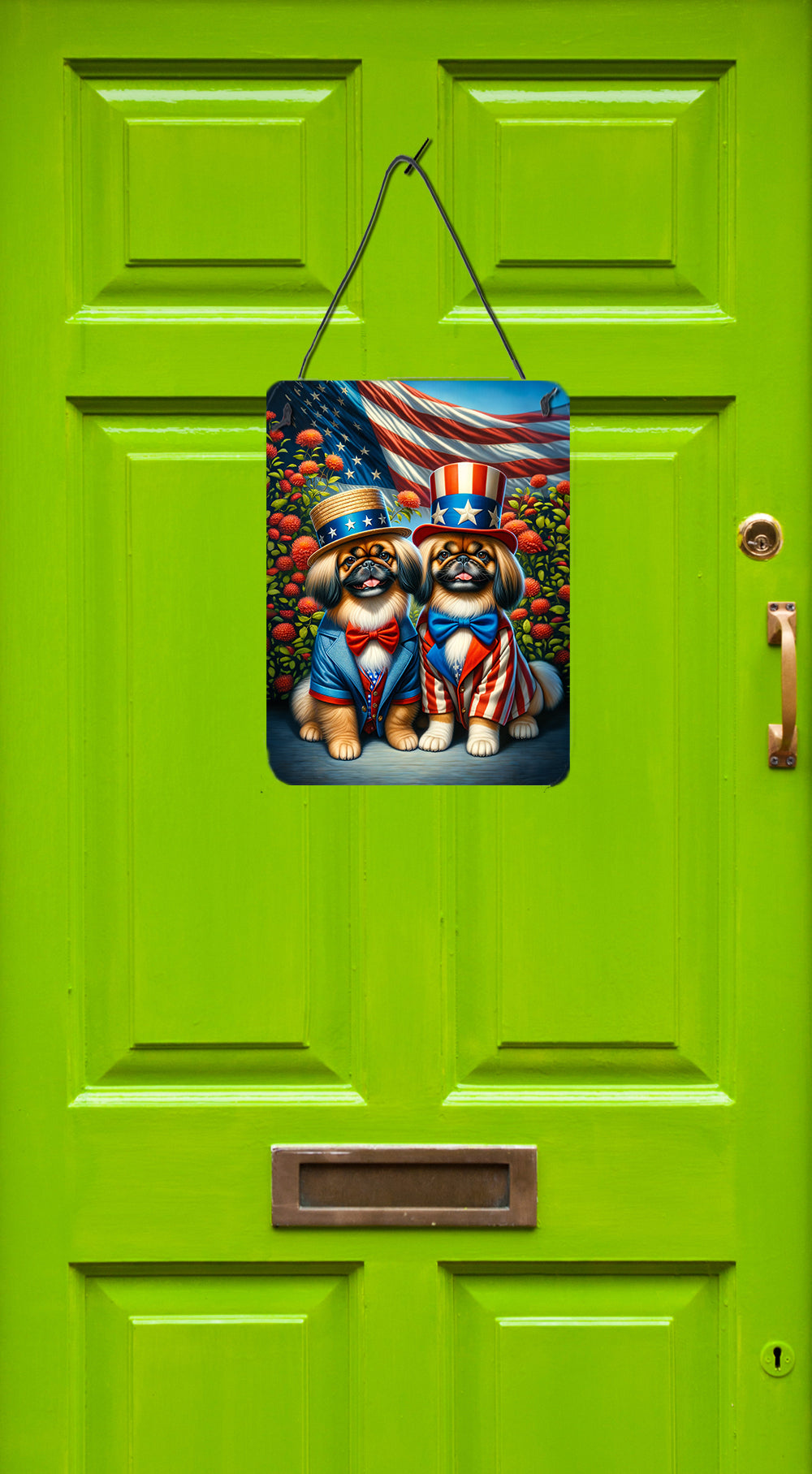 All American Pekingese Wall or Door Hanging Prints