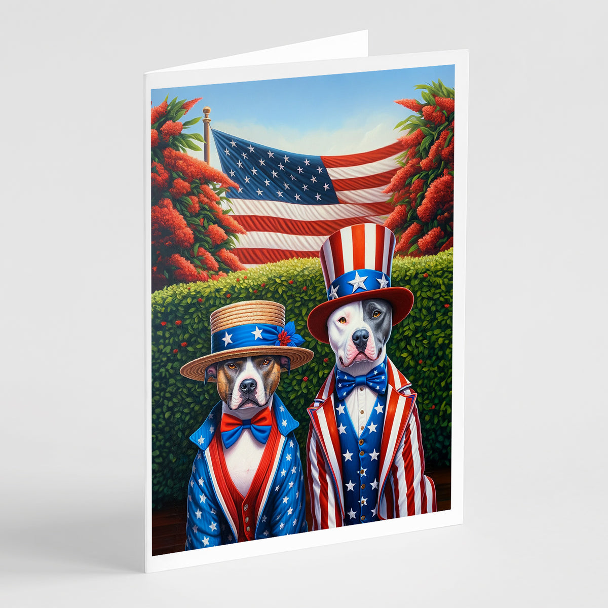 Buy this All American Pit Bull Terrier Greeting Cards Pack of 8