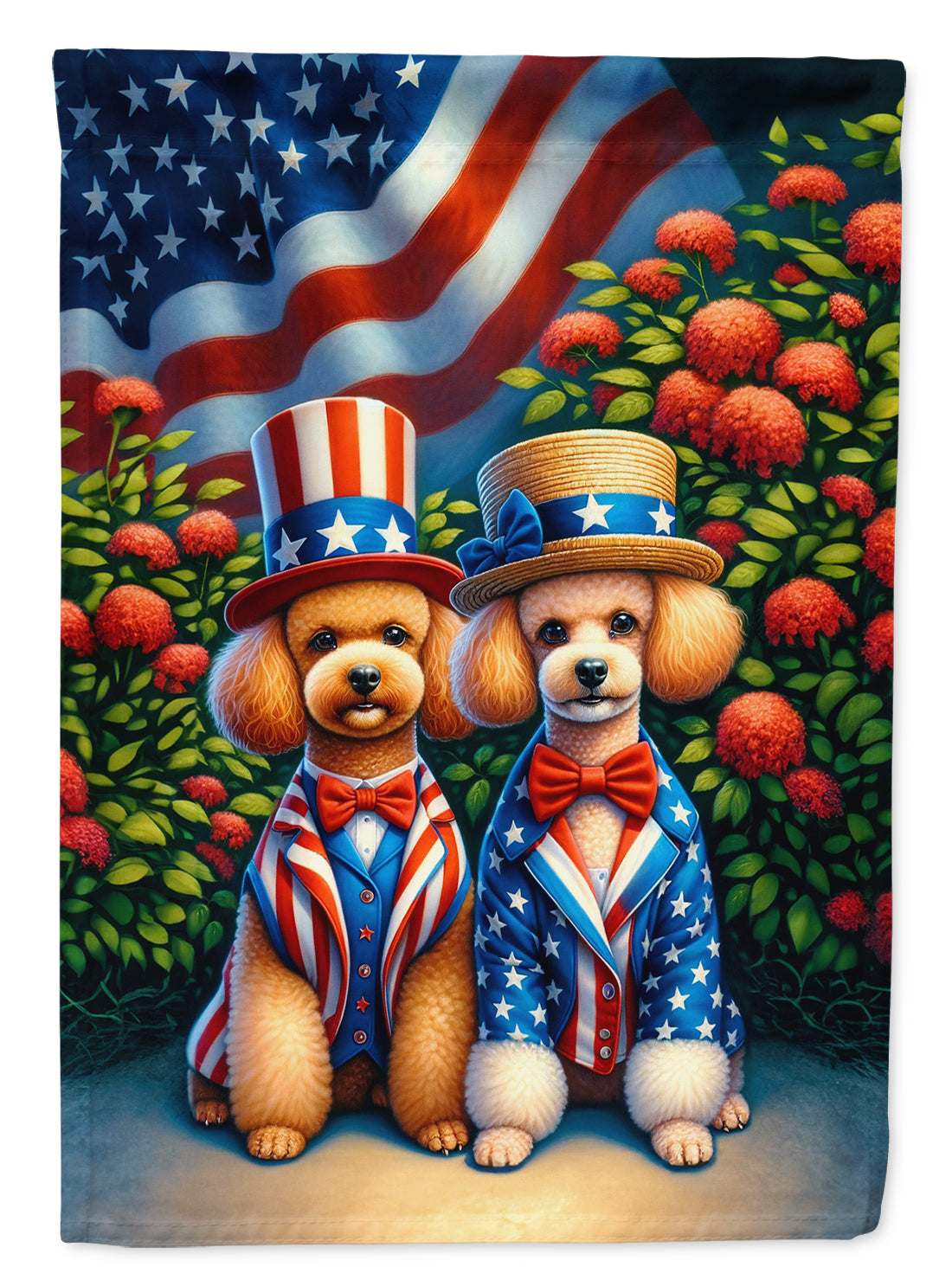 Buy this All American Poodle House Flag