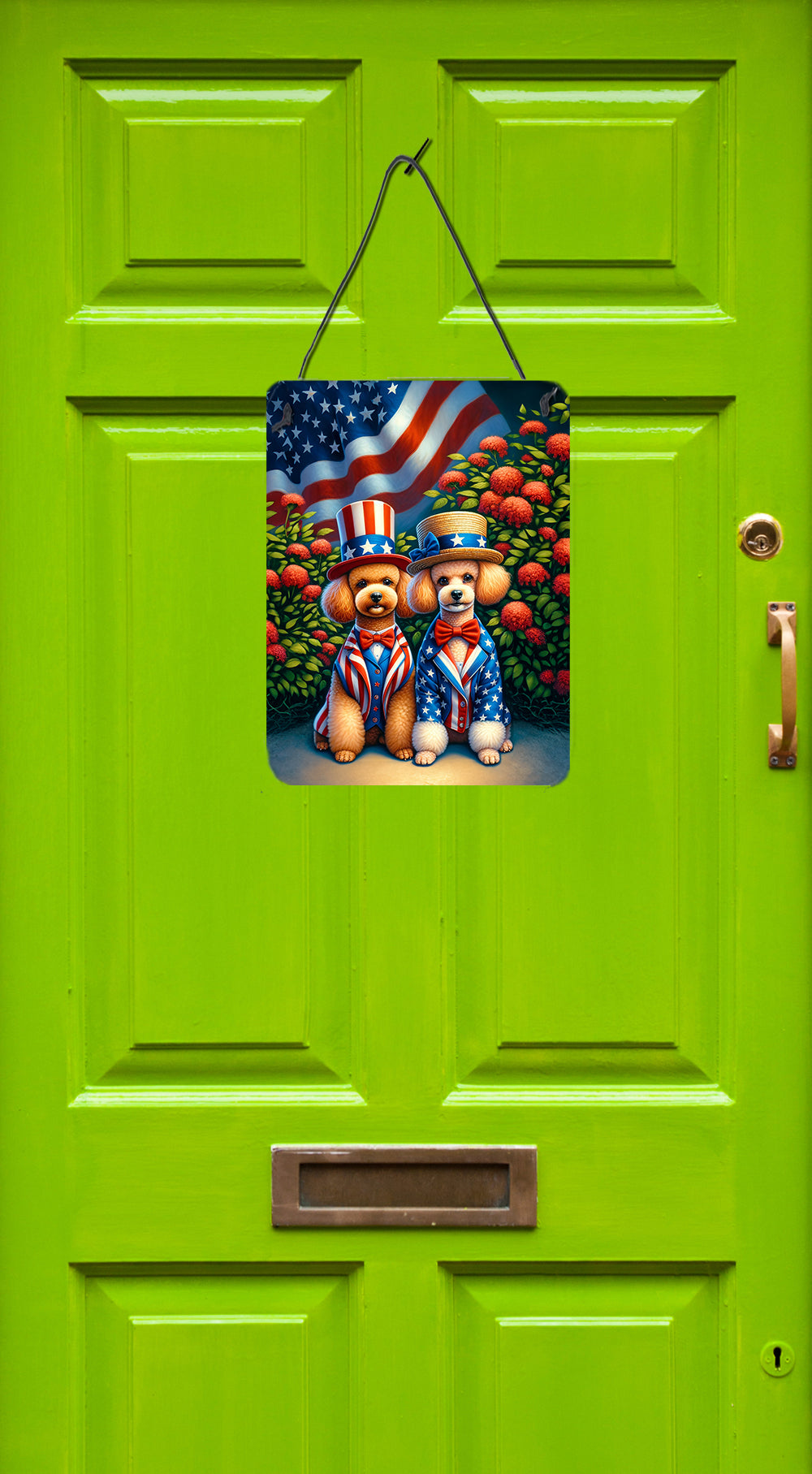 Buy this All American Poodle Wall or Door Hanging Prints