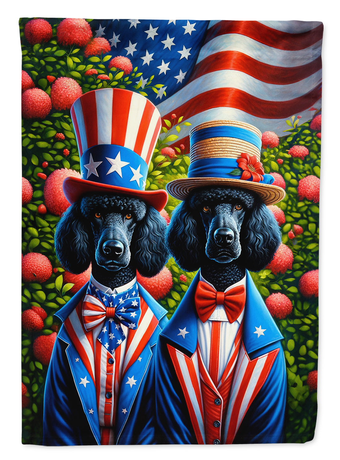 Buy this All American Poodle Garden Flag