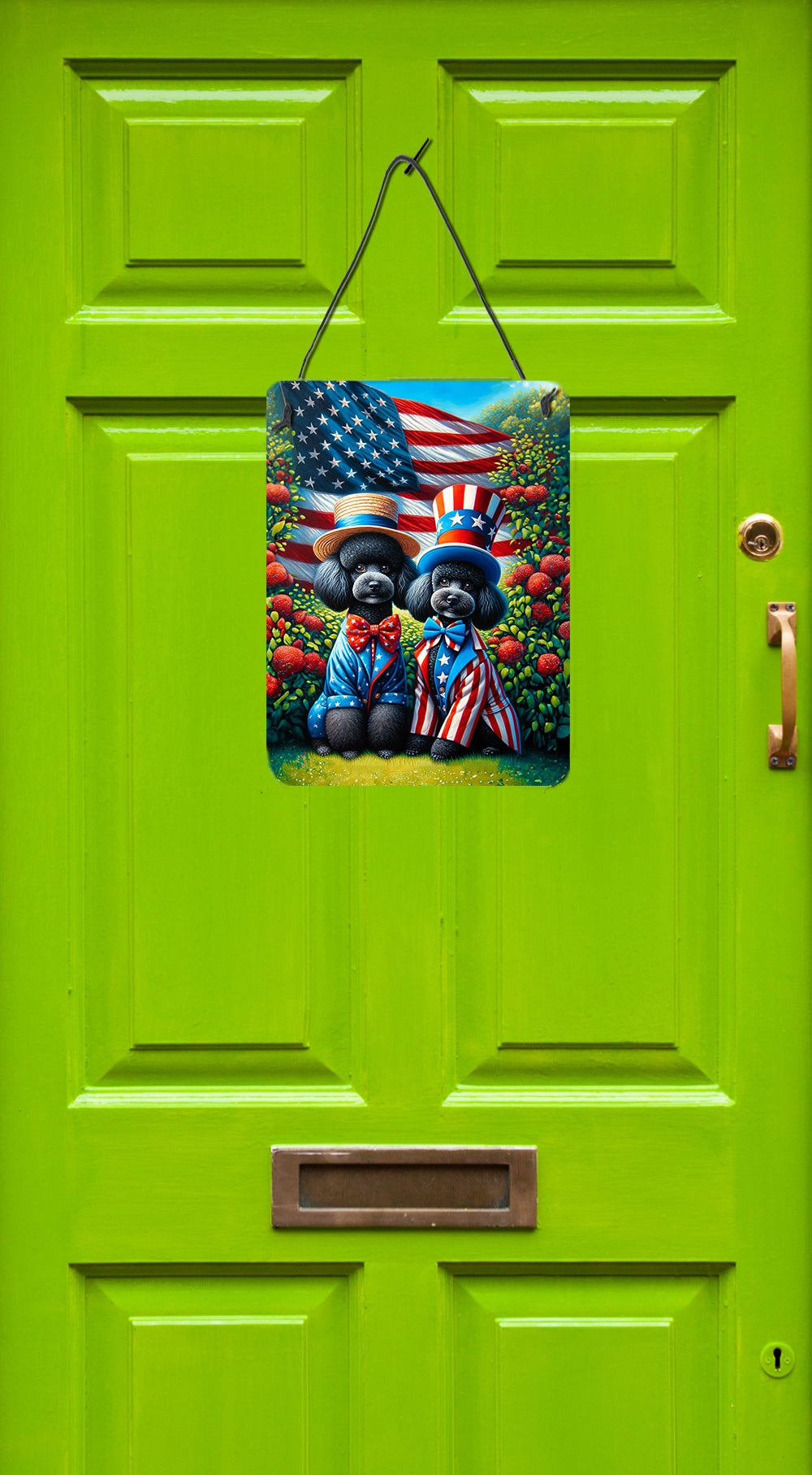 Buy this All American Poodle Wall or Door Hanging Prints