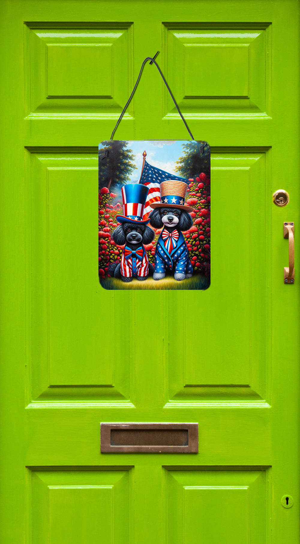 Buy this All American Poodle Wall or Door Hanging Prints