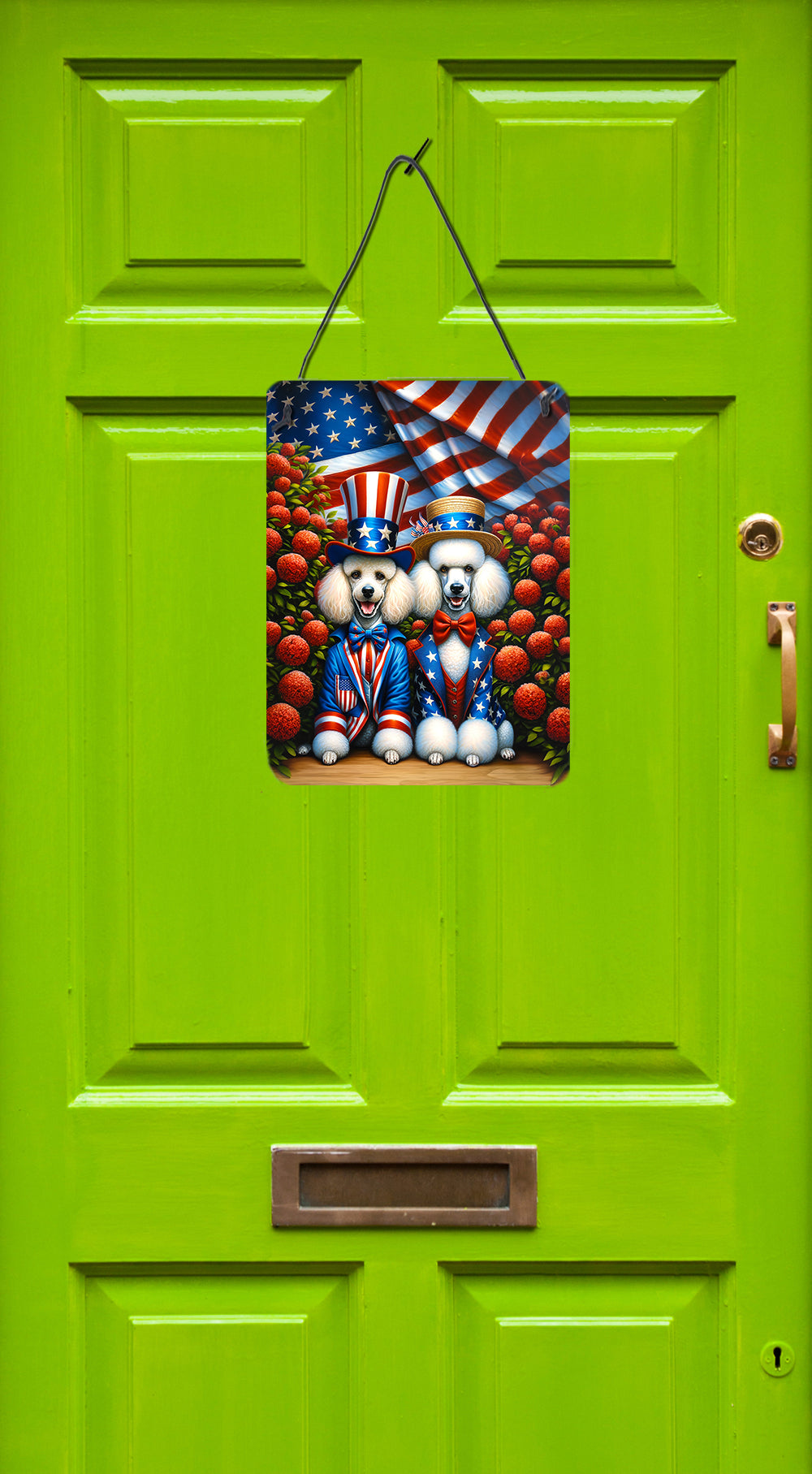 Buy this All American Poodle Wall or Door Hanging Prints