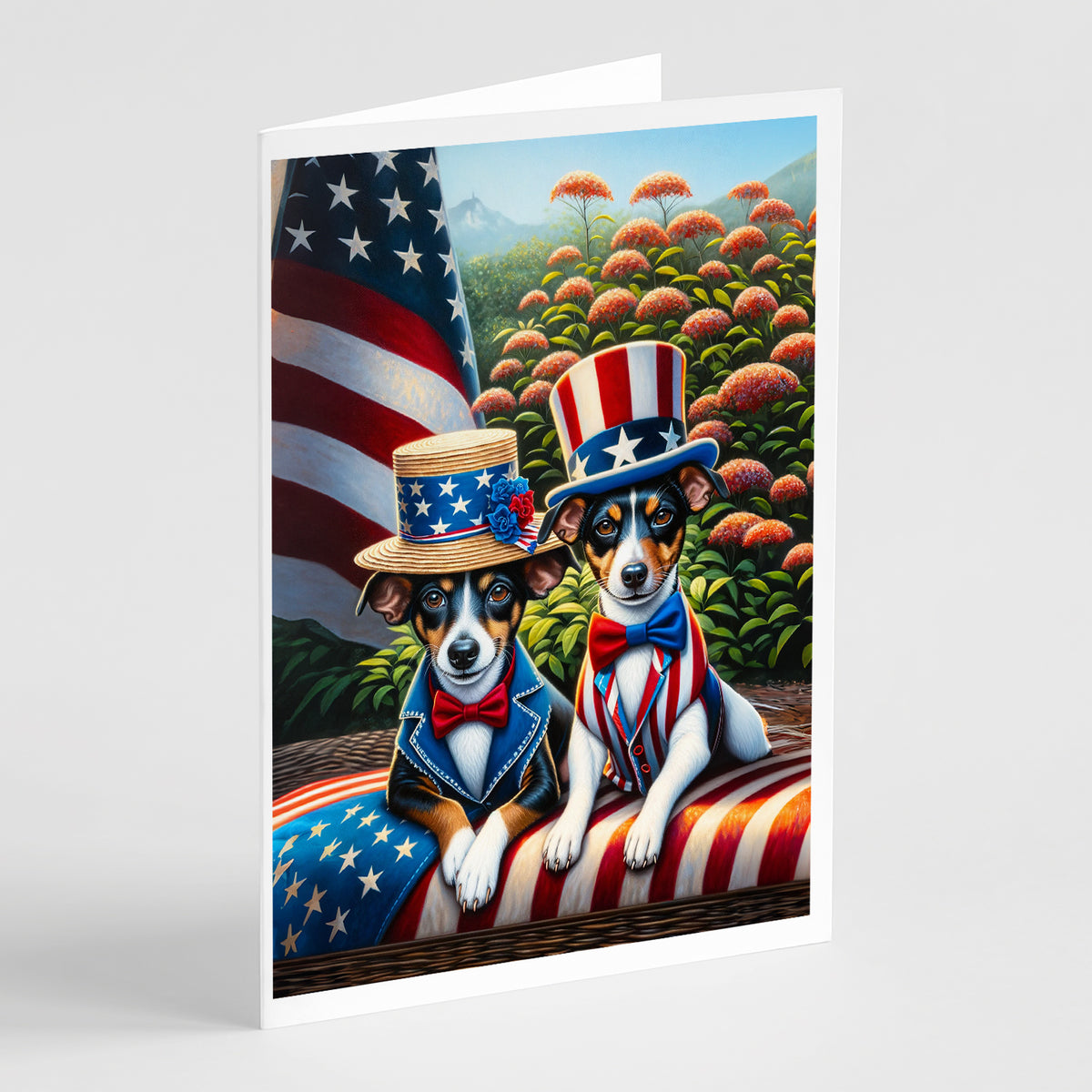 Buy this All American Rat Terrier Greeting Cards Pack of 8