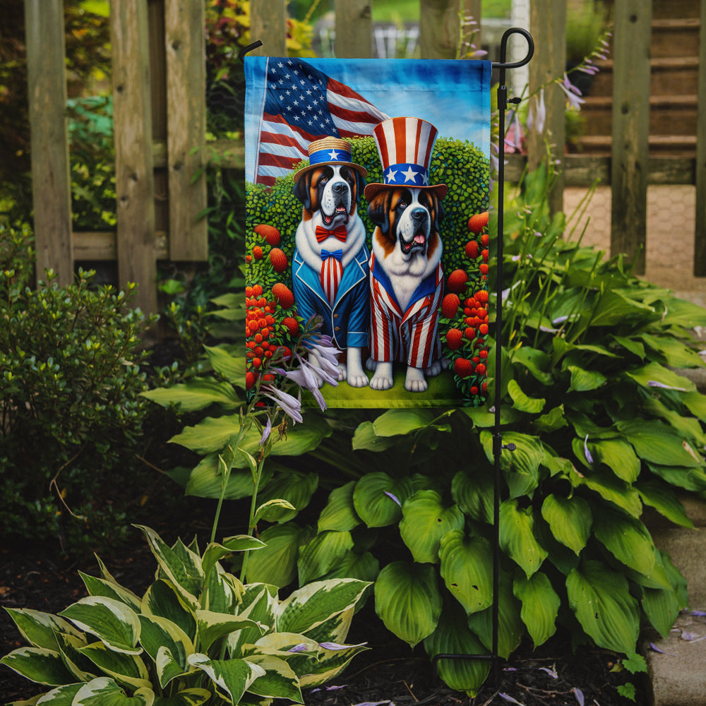 Buy this All American Saint Bernard Garden Flag