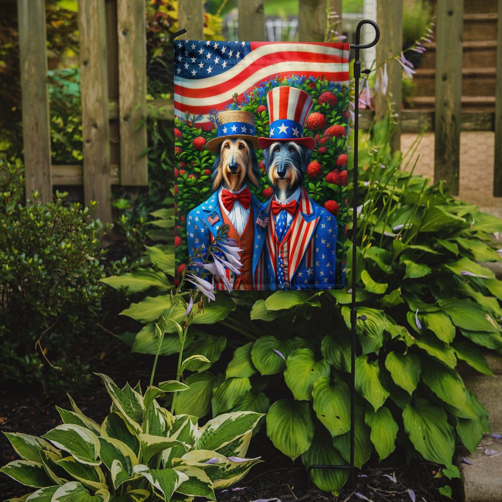 Buy this All American Scottish Deerhound Garden Flag