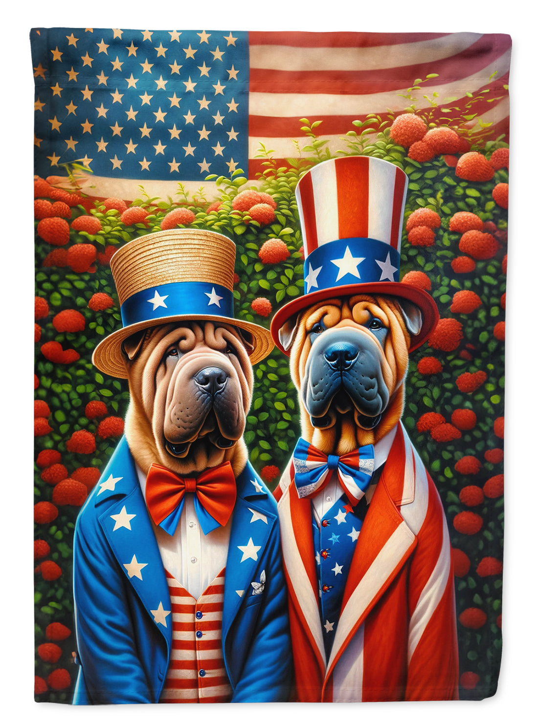 Buy this All American Shar Pei House Flag